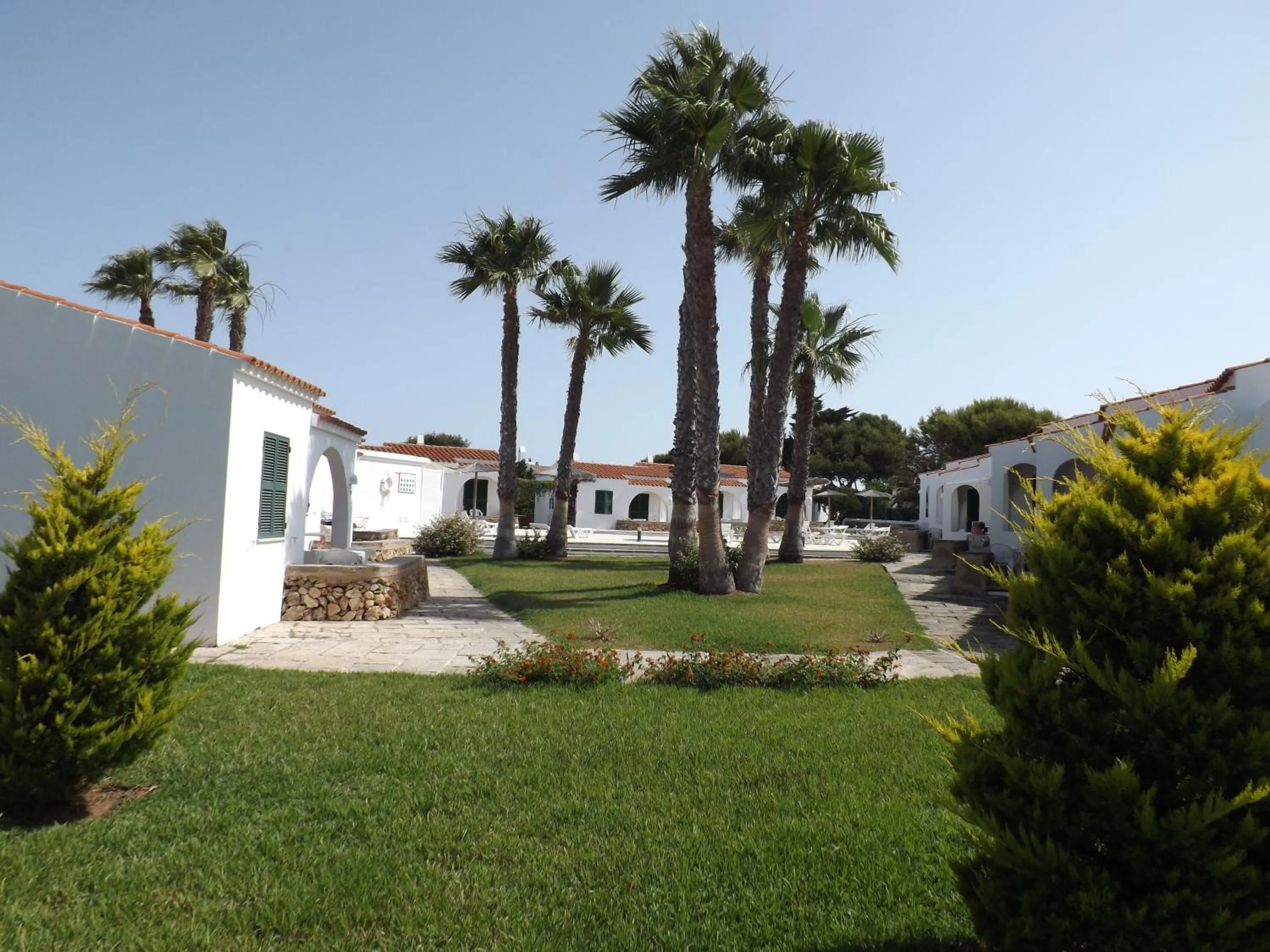 Garden view in Nure Cel Blau