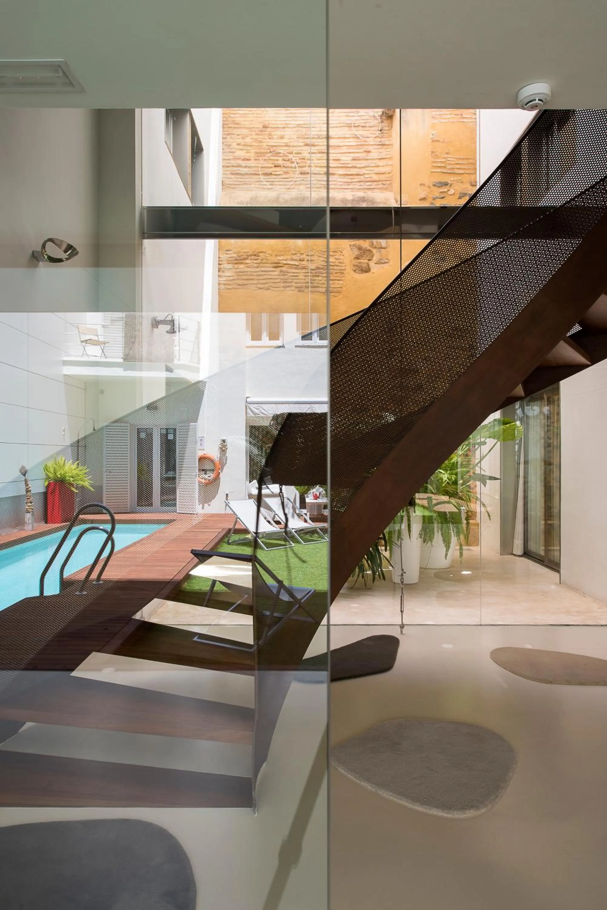 Decorative detail in La Alcoba del Agua Hotel Boutique