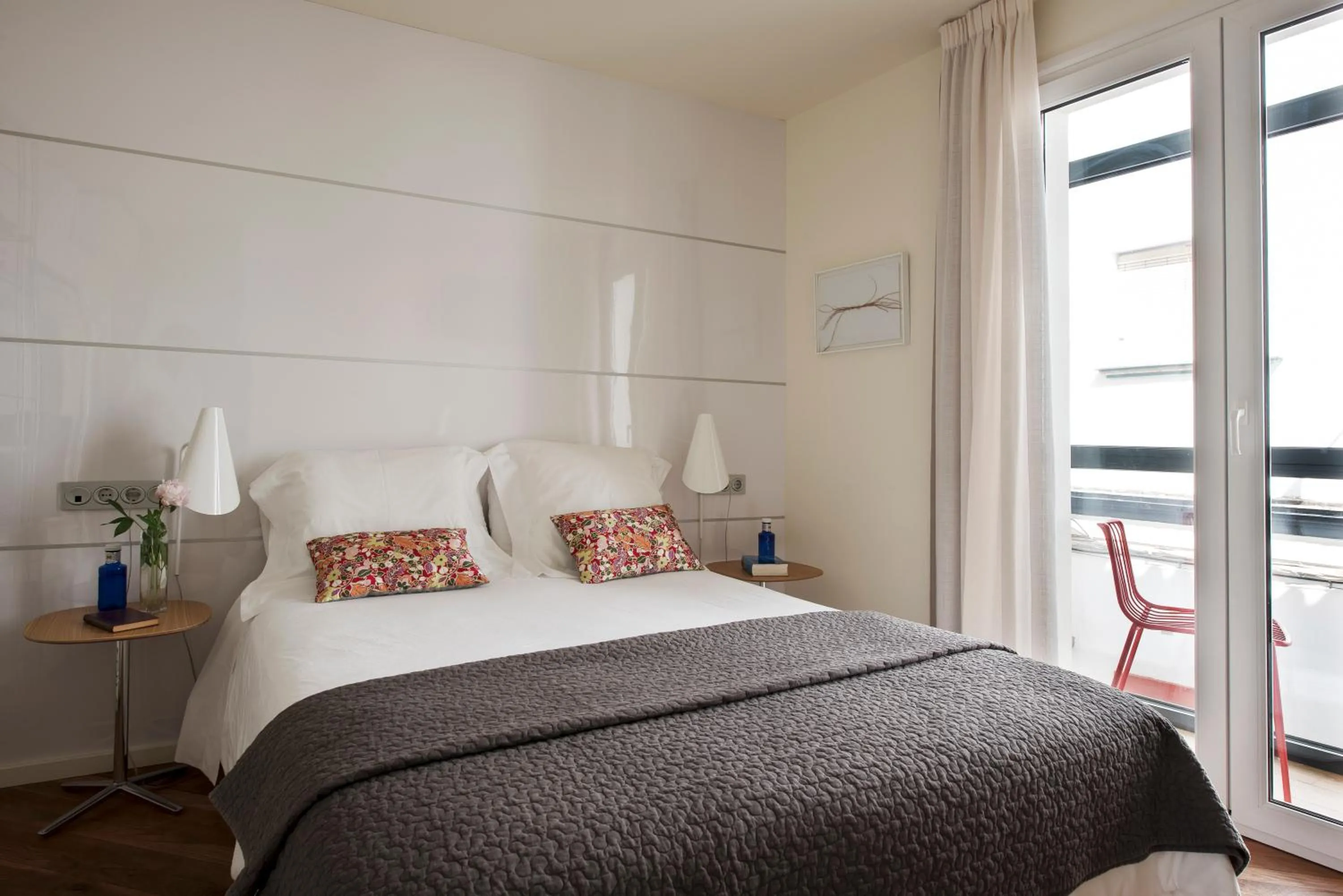 Decorative detail, Bed in La Alcoba del Agua Hotel Boutique