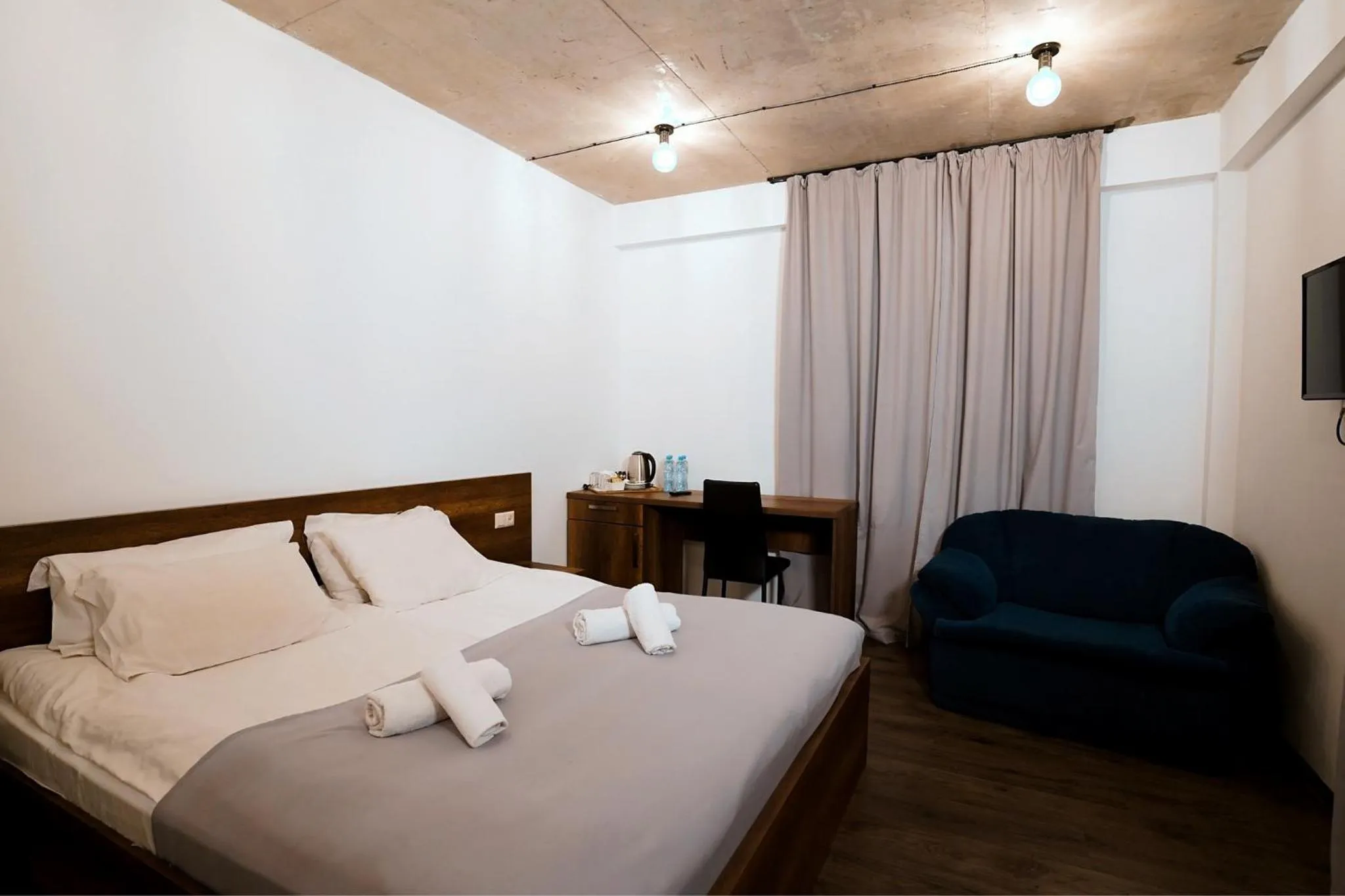 Bed in Loft Hotel Bakuriani