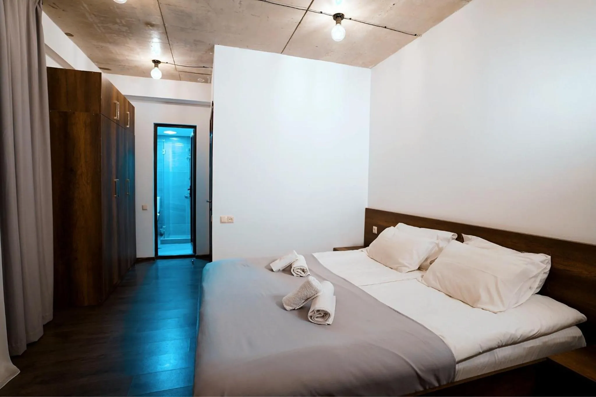 Bed in Loft Hotel Bakuriani