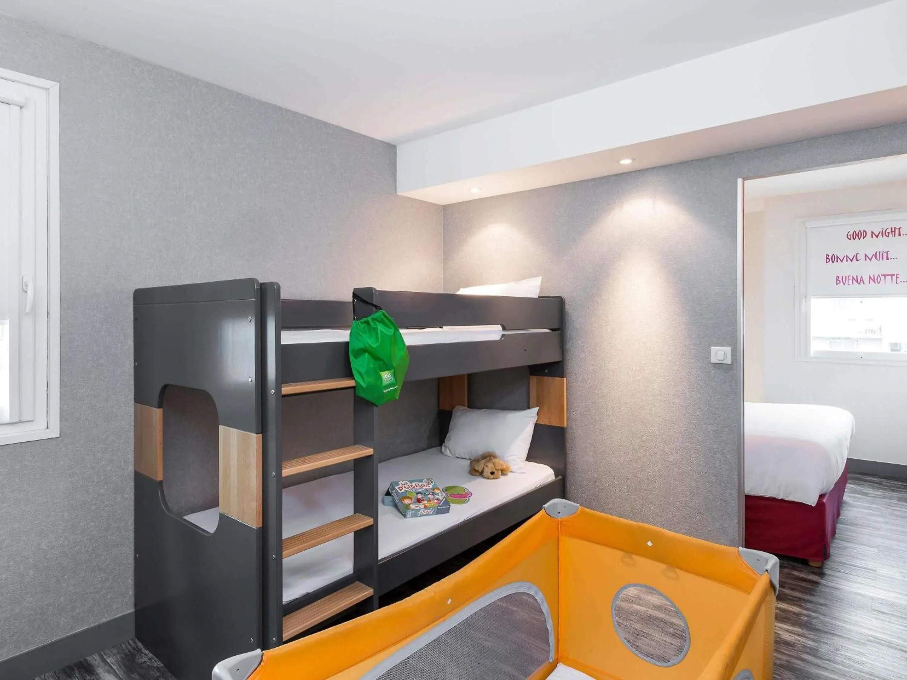 Standard Suite with One Double Bed and Two Single Beds in ibis Styles Blois Centre Gare Standard Suite with One Double Bed and Two Single Beds in ibis Styles Blois Centre Gare