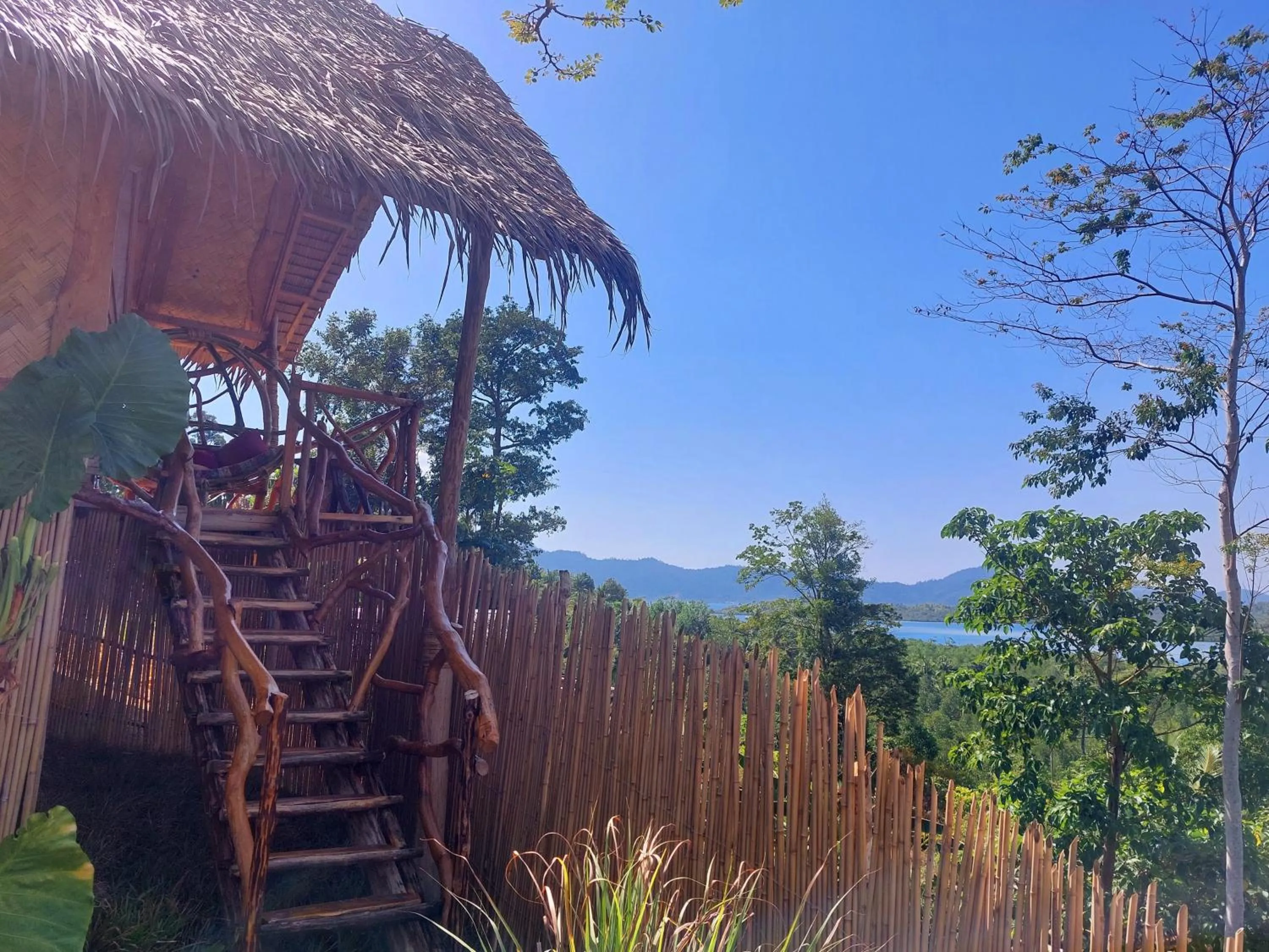Balcony/Terrace in Jungle Bar Honeymoon suite & private pool