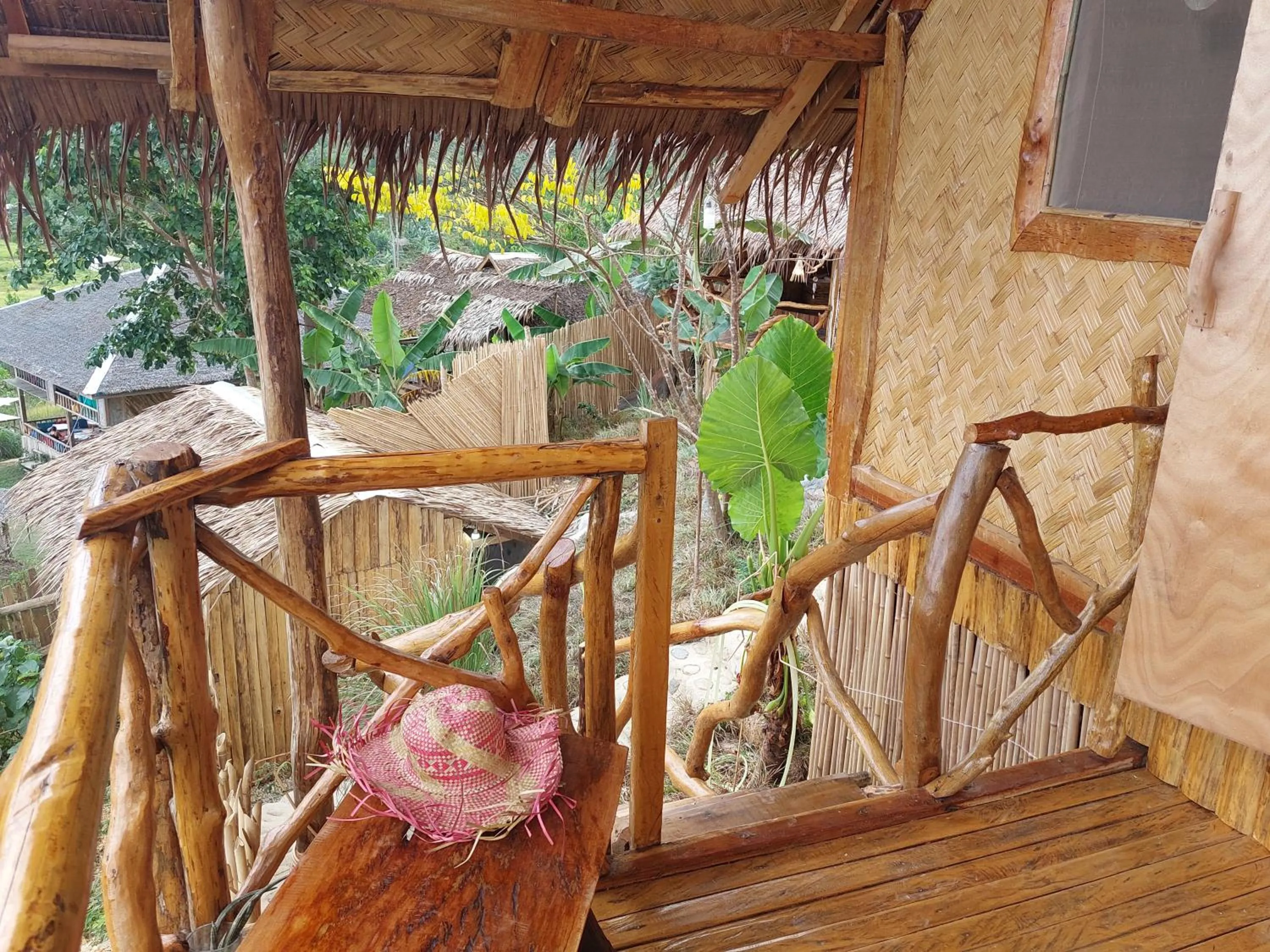 Balcony/Terrace in Jungle Bar Honeymoon suite & private pool