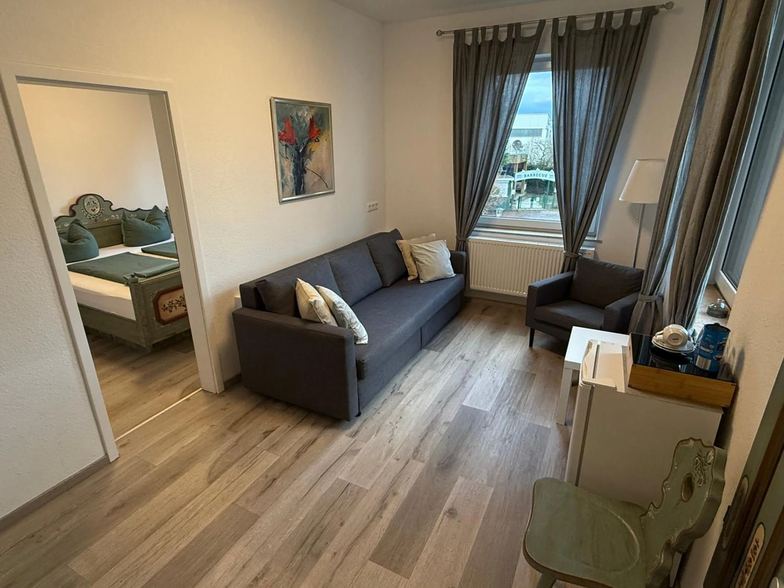 Bed in Apart-Hotel Rheinischer Hof Dormagen