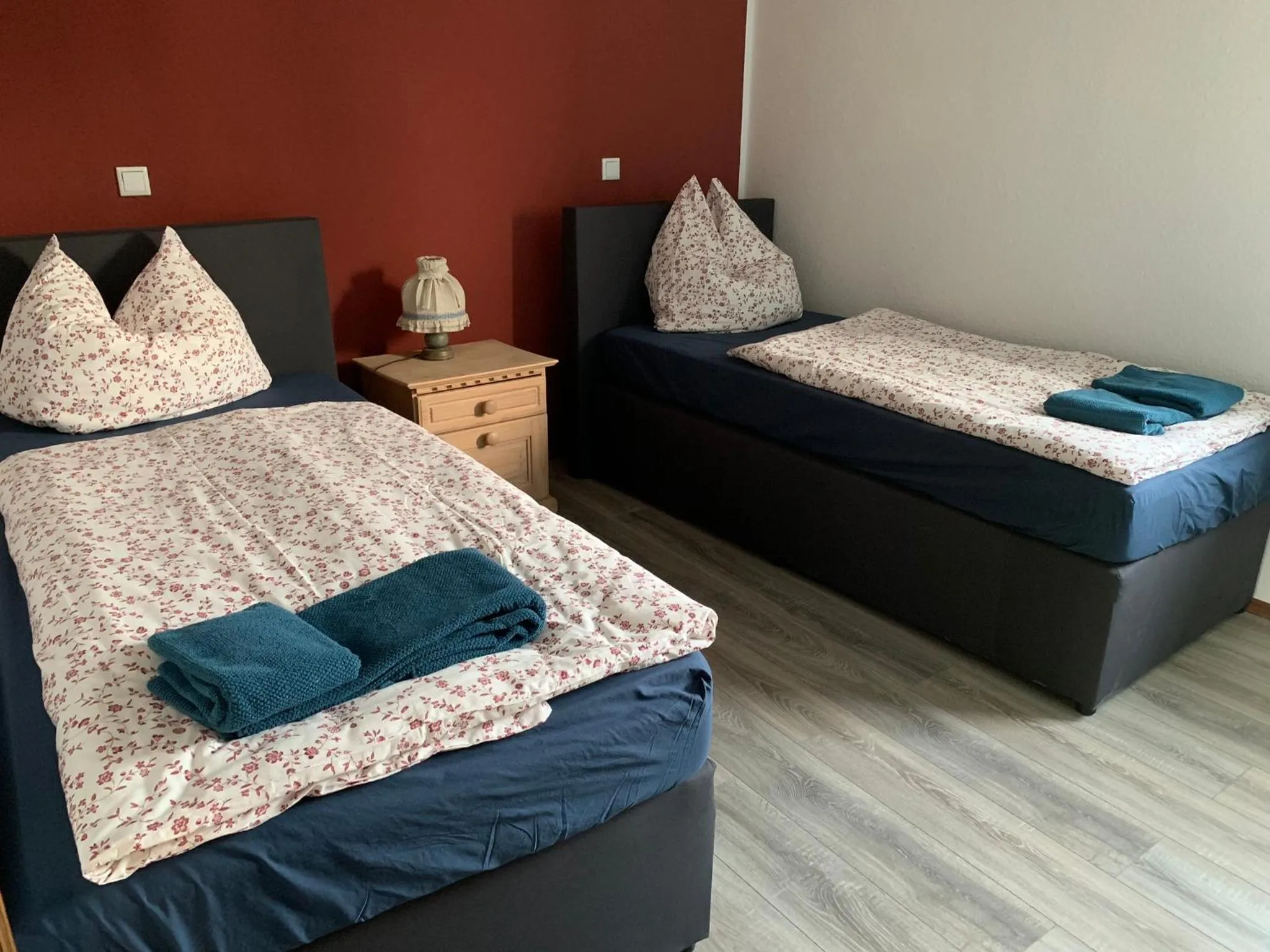 Bed in Apart-Hotel Rheinischer Hof Dormagen