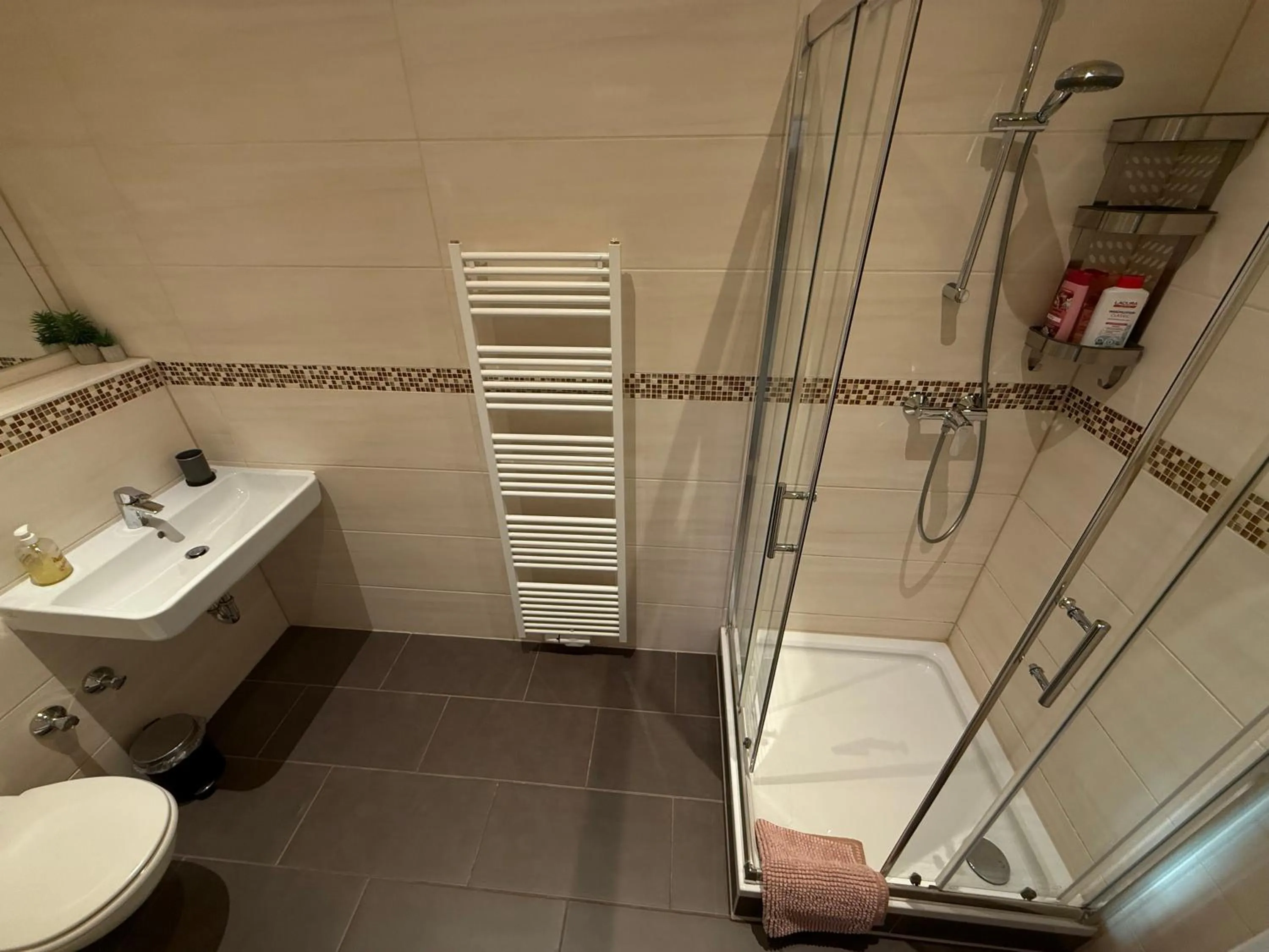 Shower in Apart-Hotel Rheinischer Hof Dormagen