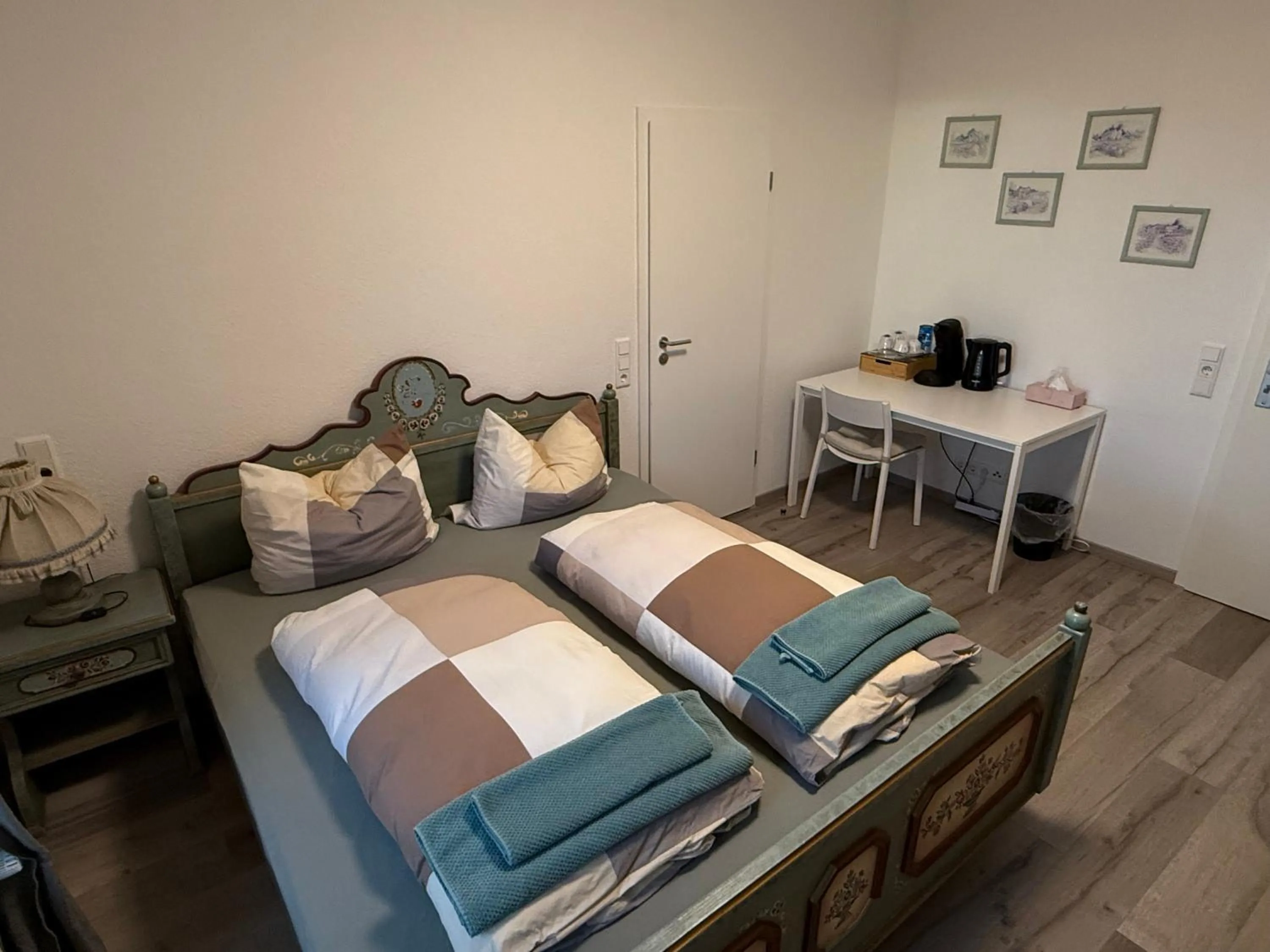 Bed in Apart-Hotel Rheinischer Hof Dormagen