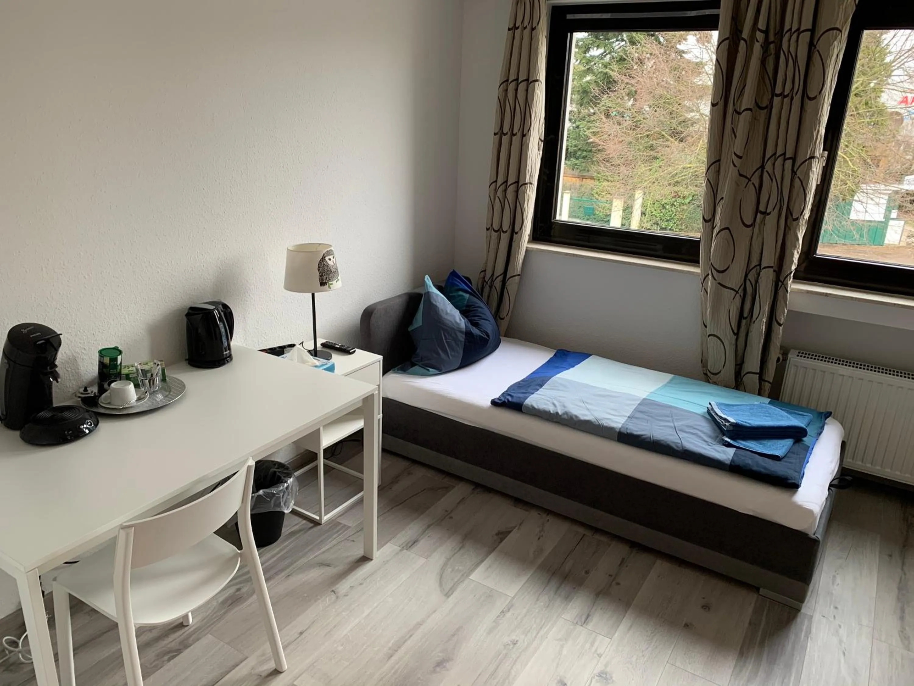 Bed in Apart-Hotel Rheinischer Hof Dormagen