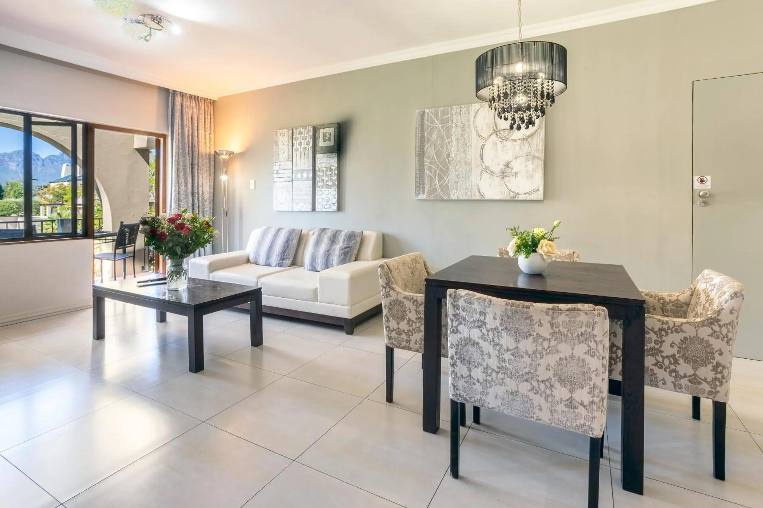 Living room in Devonvale Golf & Wine Estate