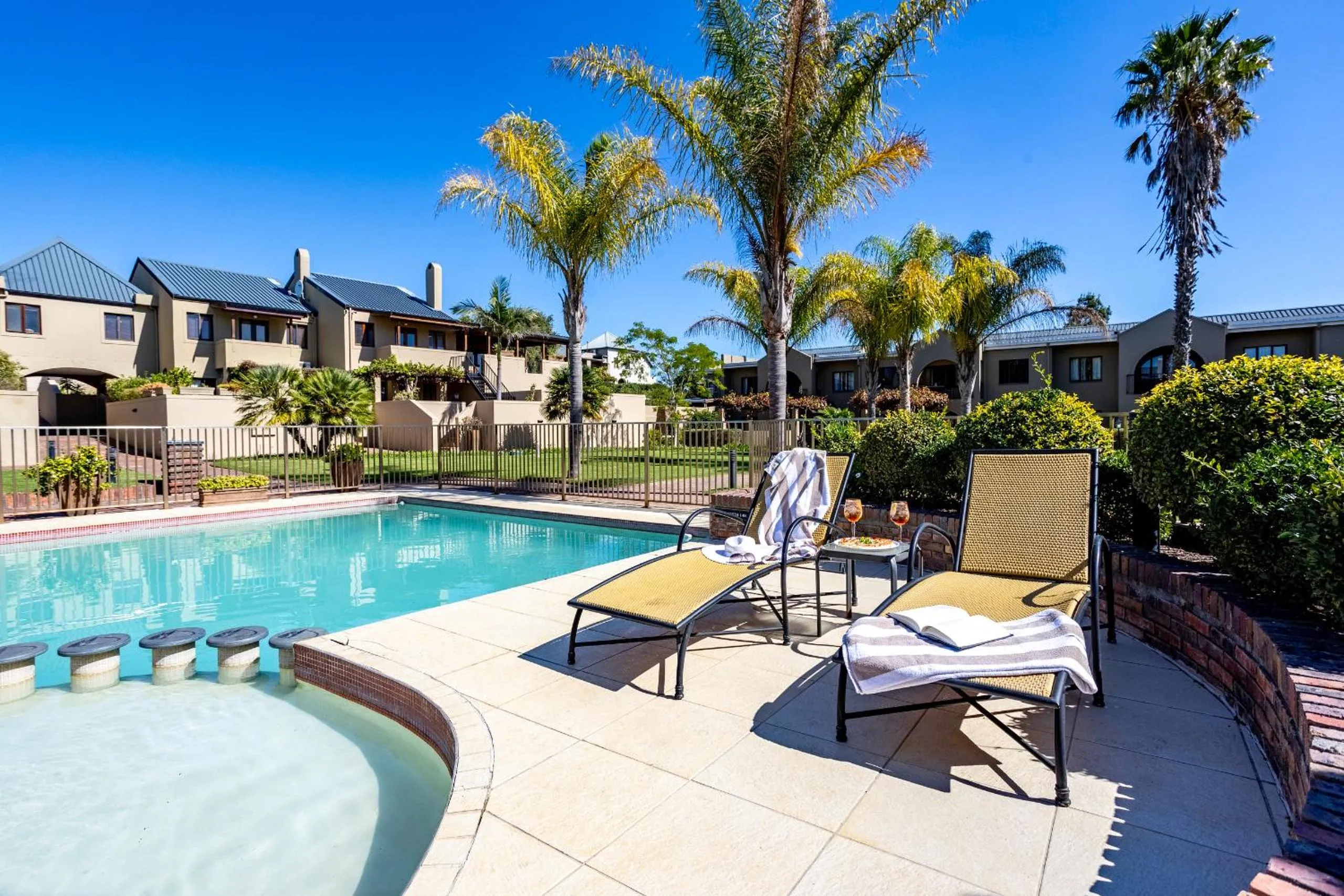 Swimming pool in Devonvale Golf & Wine Estate