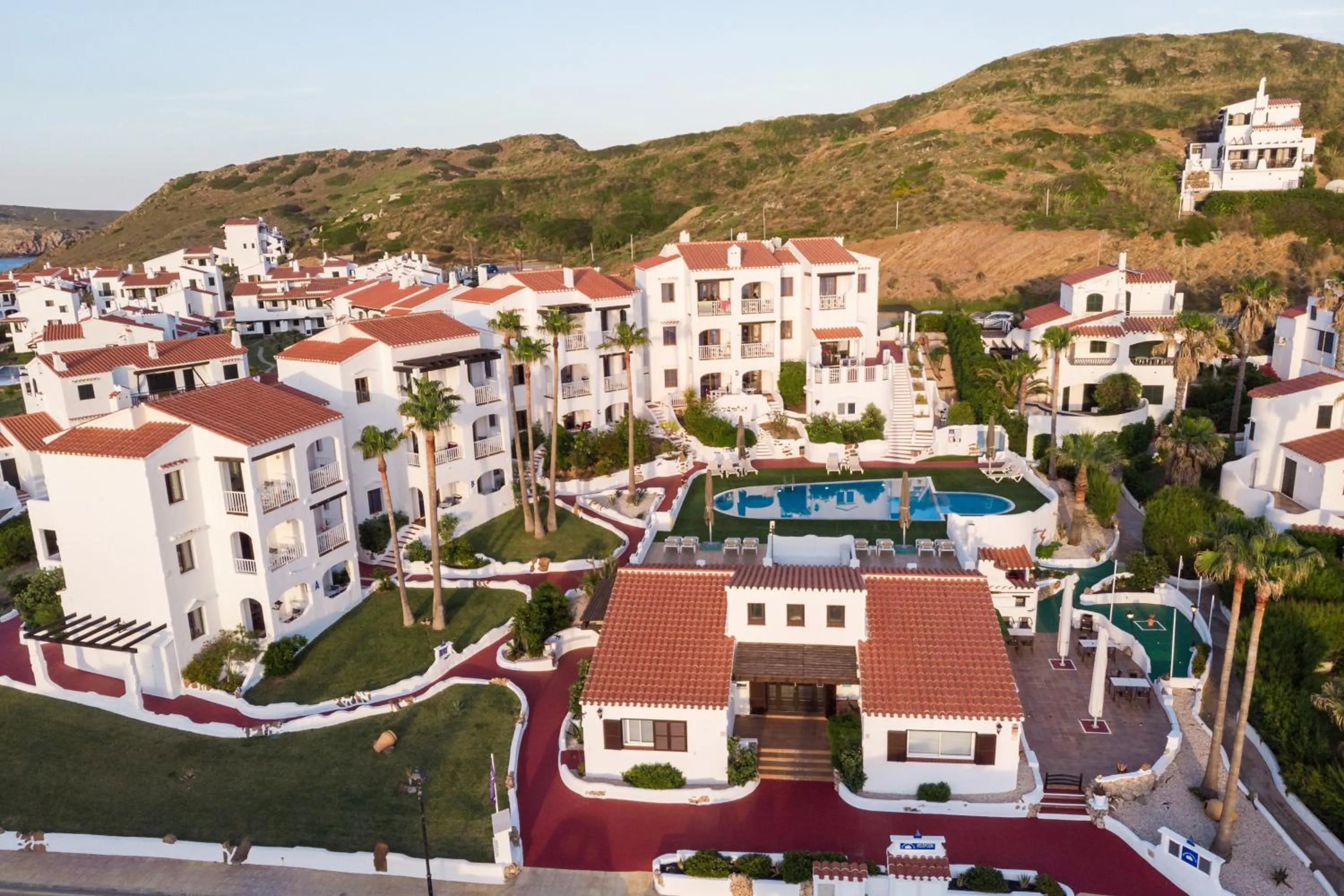 Garden view in Apartamentos El Bergantin Menorca Club