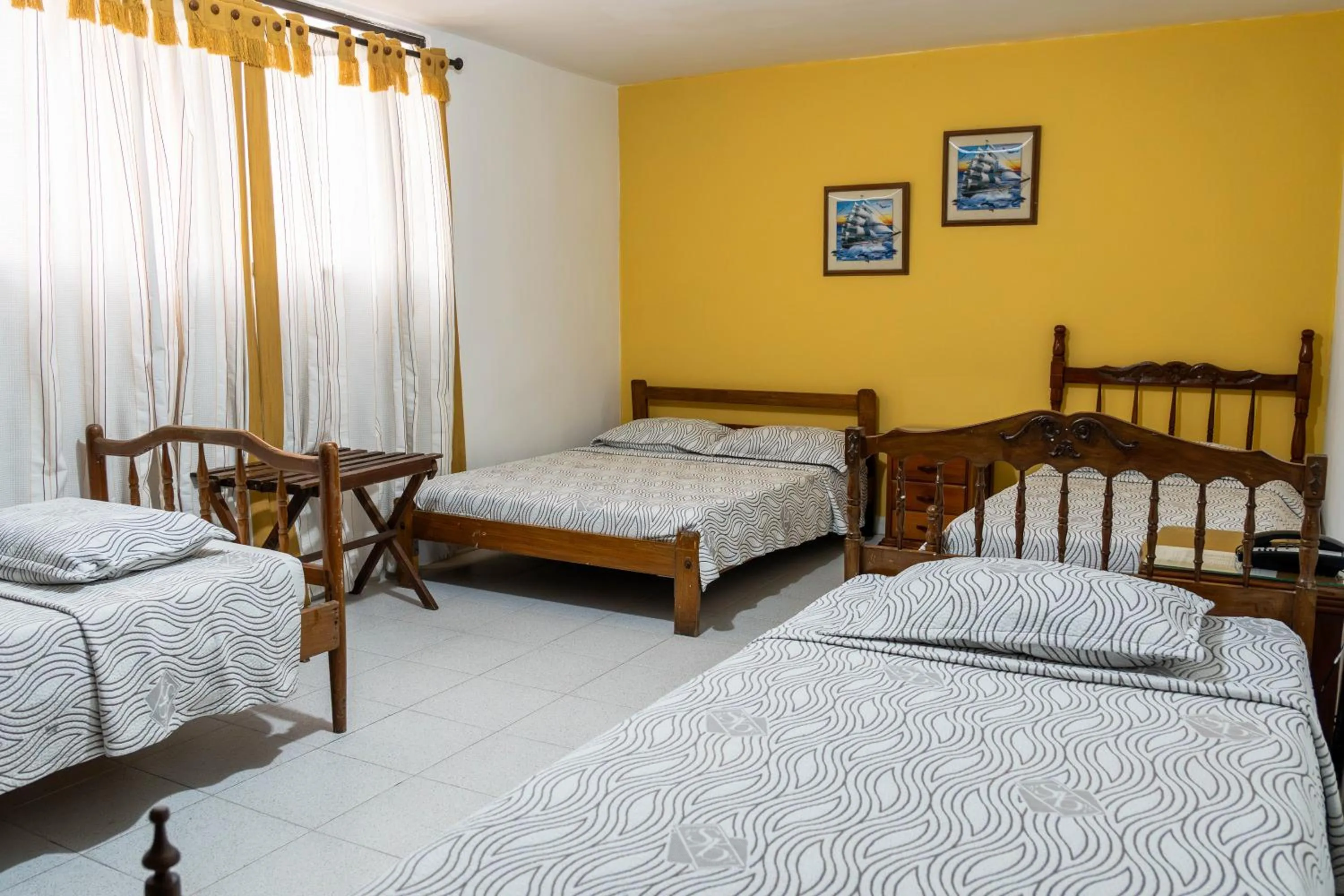 Bed in Hotel Veleros Cartagena