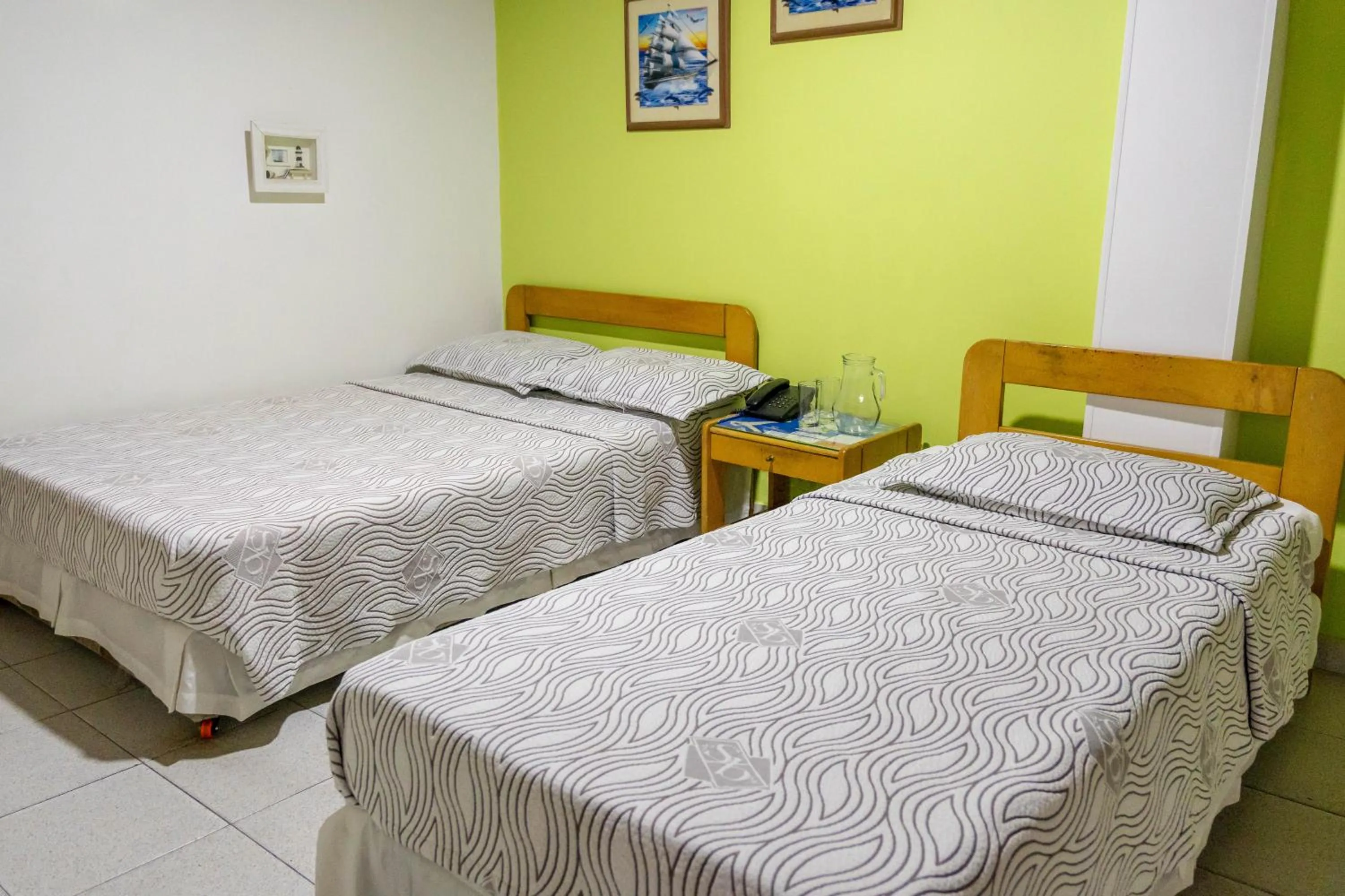 Bed in Hotel Veleros Cartagena