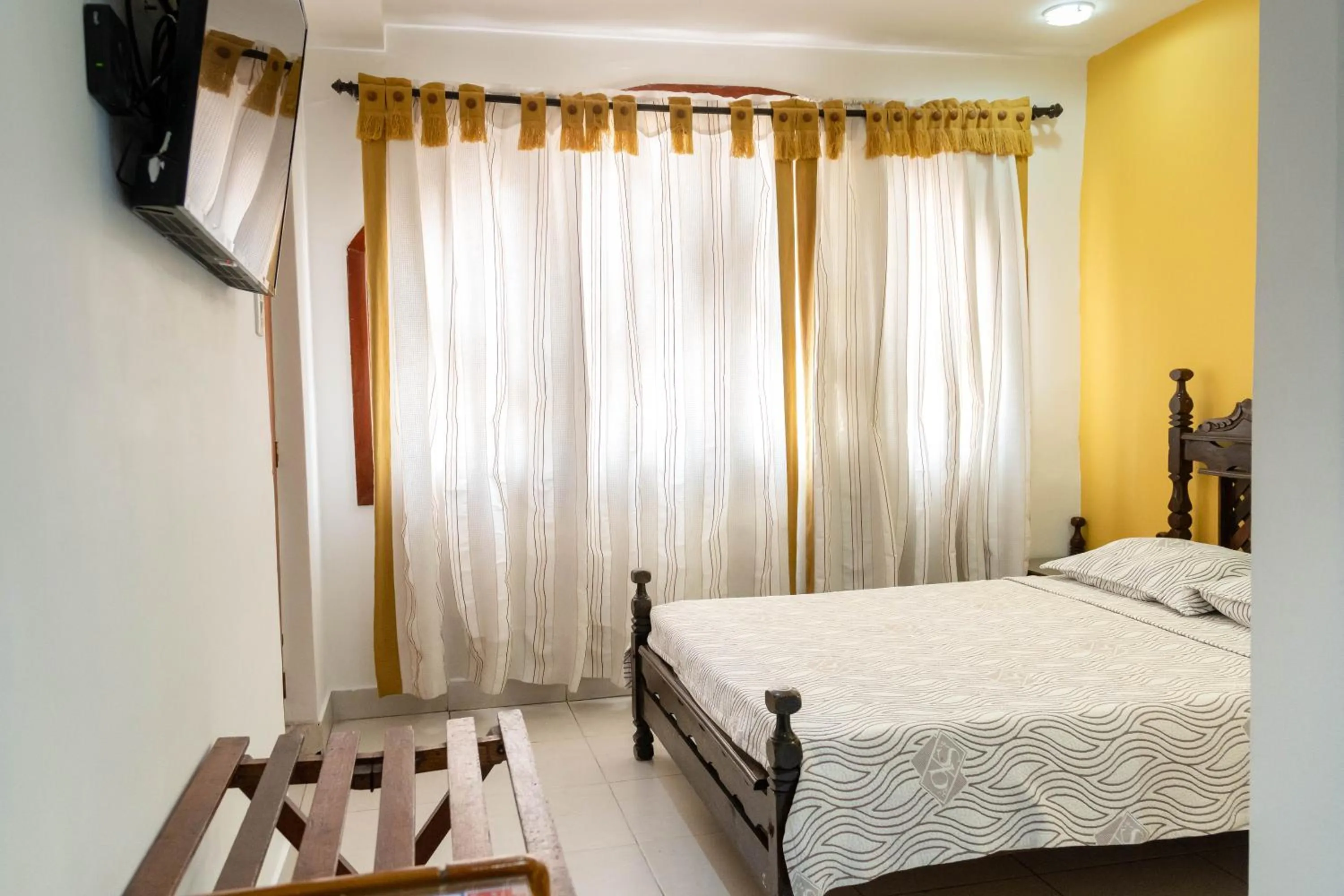 Bed in Hotel Veleros Cartagena