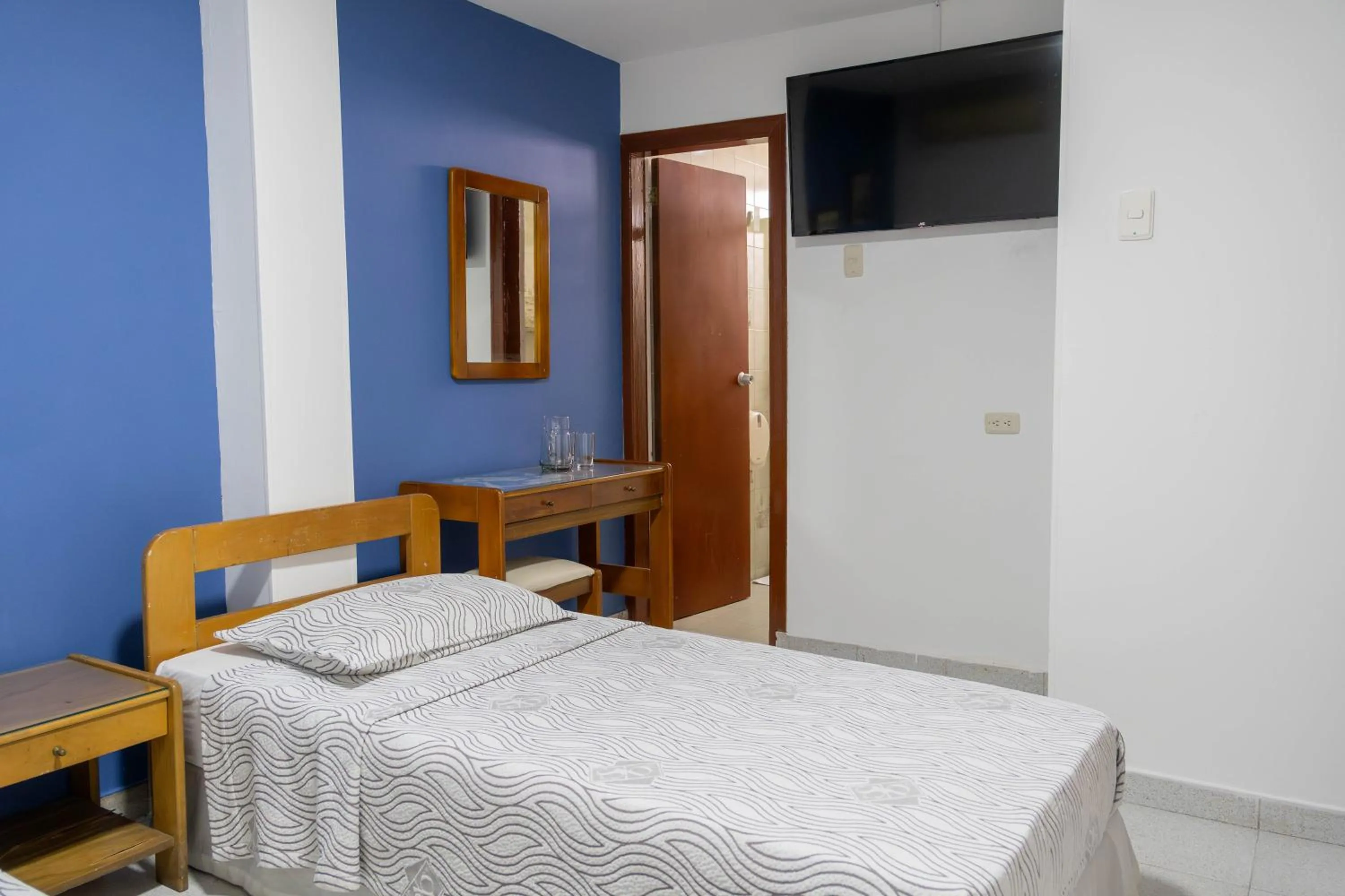 Bed in Hotel Veleros Cartagena