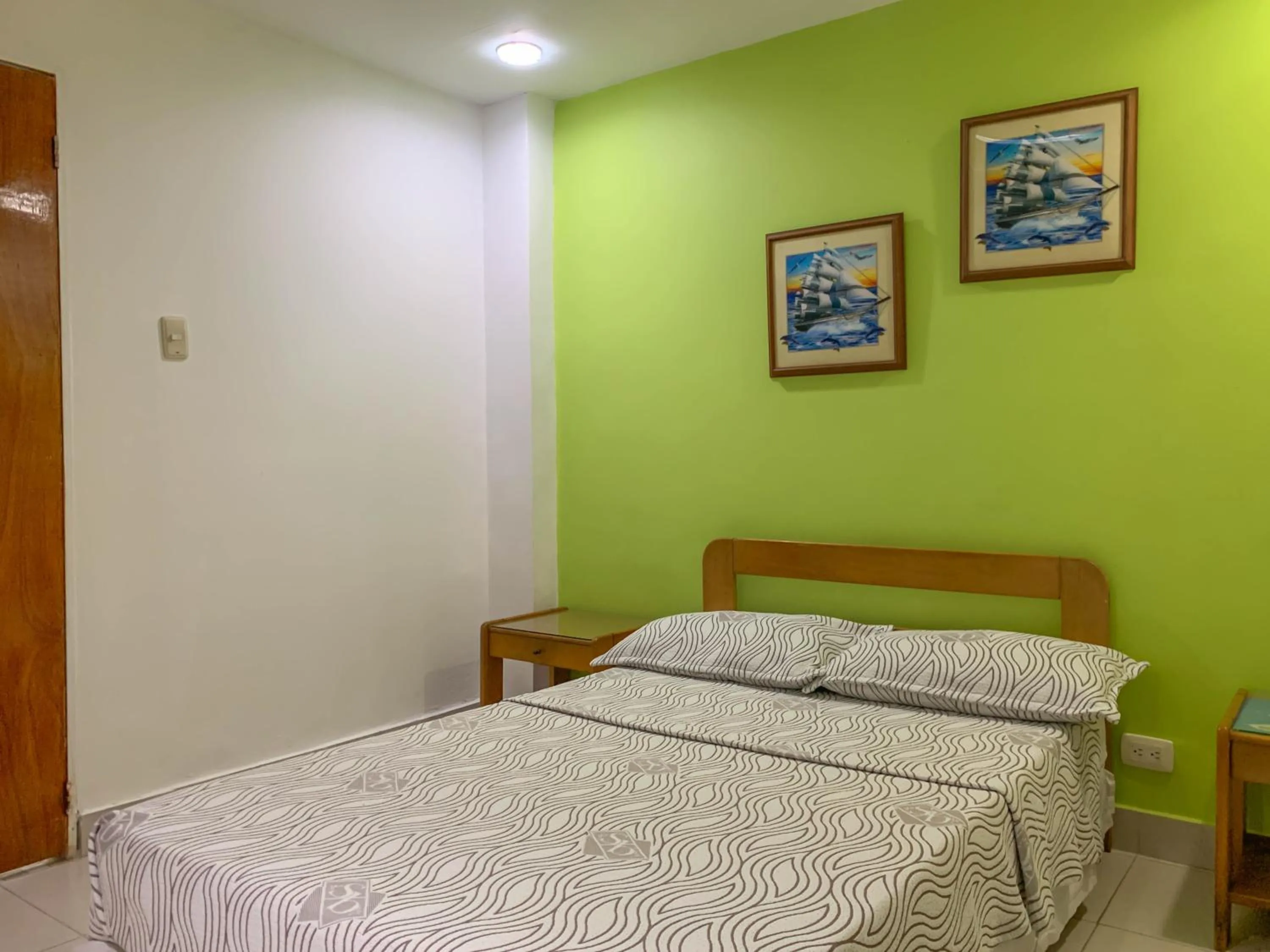 Bed in Hotel Veleros Cartagena