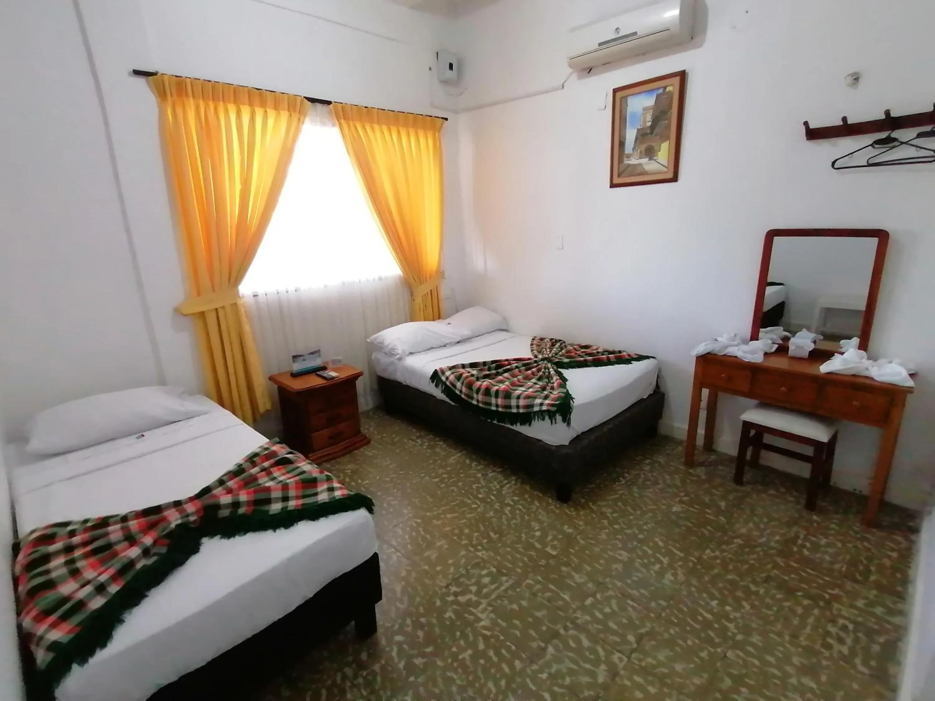 Bed in Hotel Montecarlo Beach