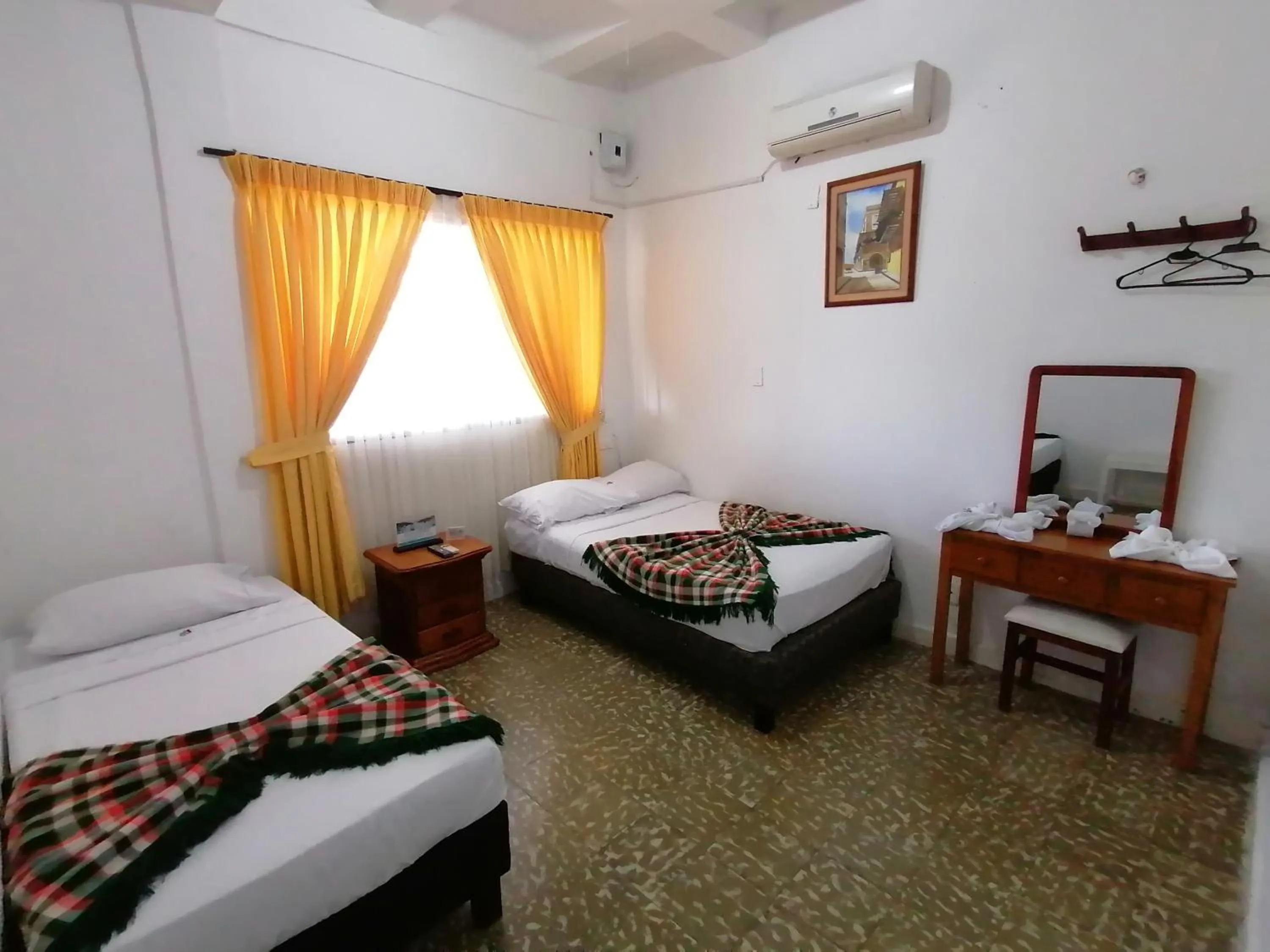 Bed in Hotel Montecarlo Beach