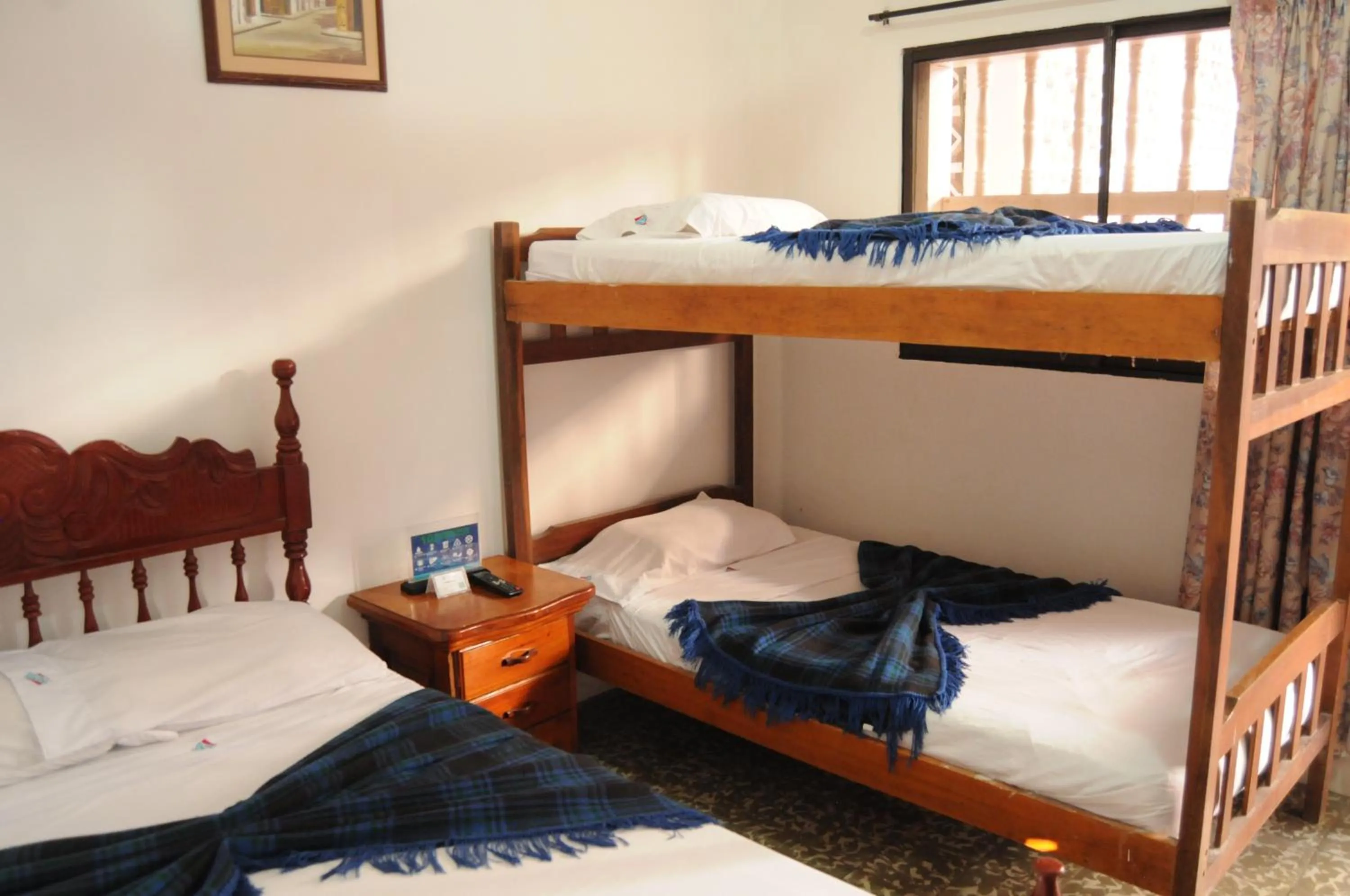 Bed in Hotel Montecarlo Beach