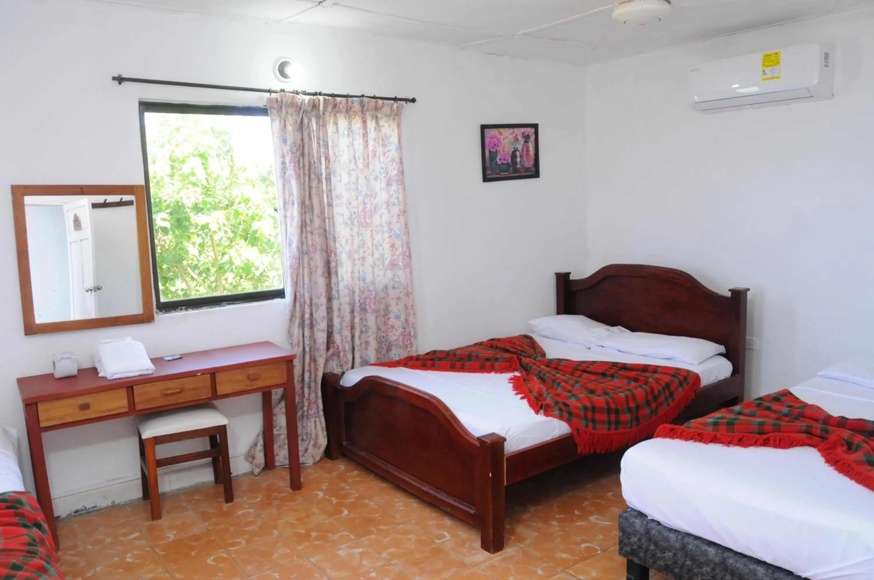 Bed in Hotel Montecarlo Beach