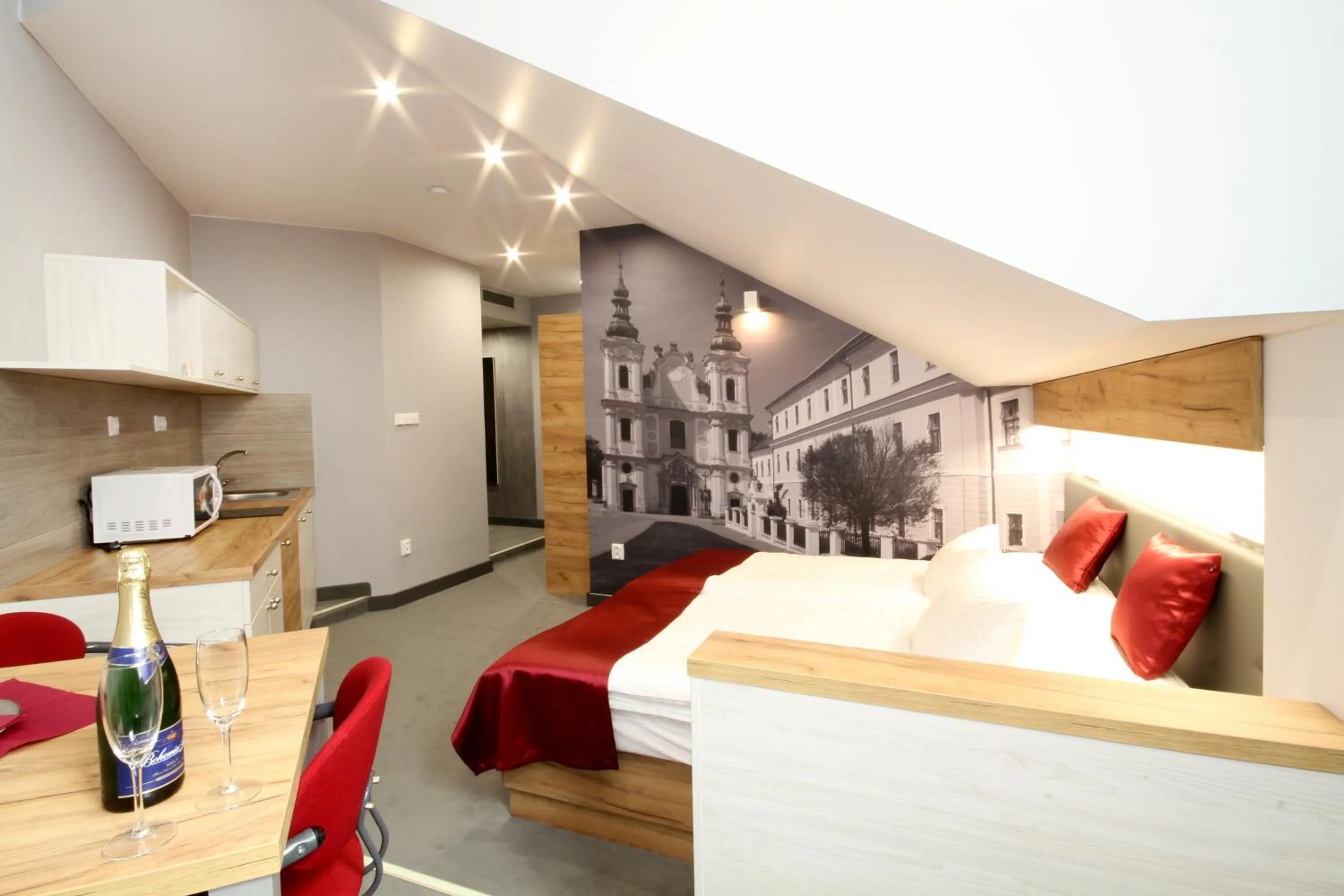 Bed in Hotel Strážnice