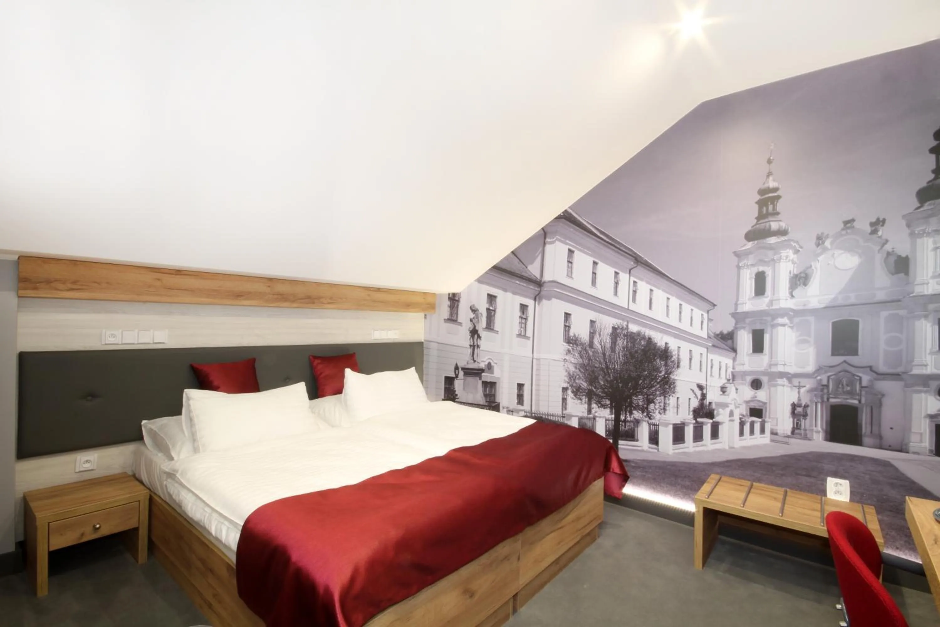 Bed in Hotel Strážnice