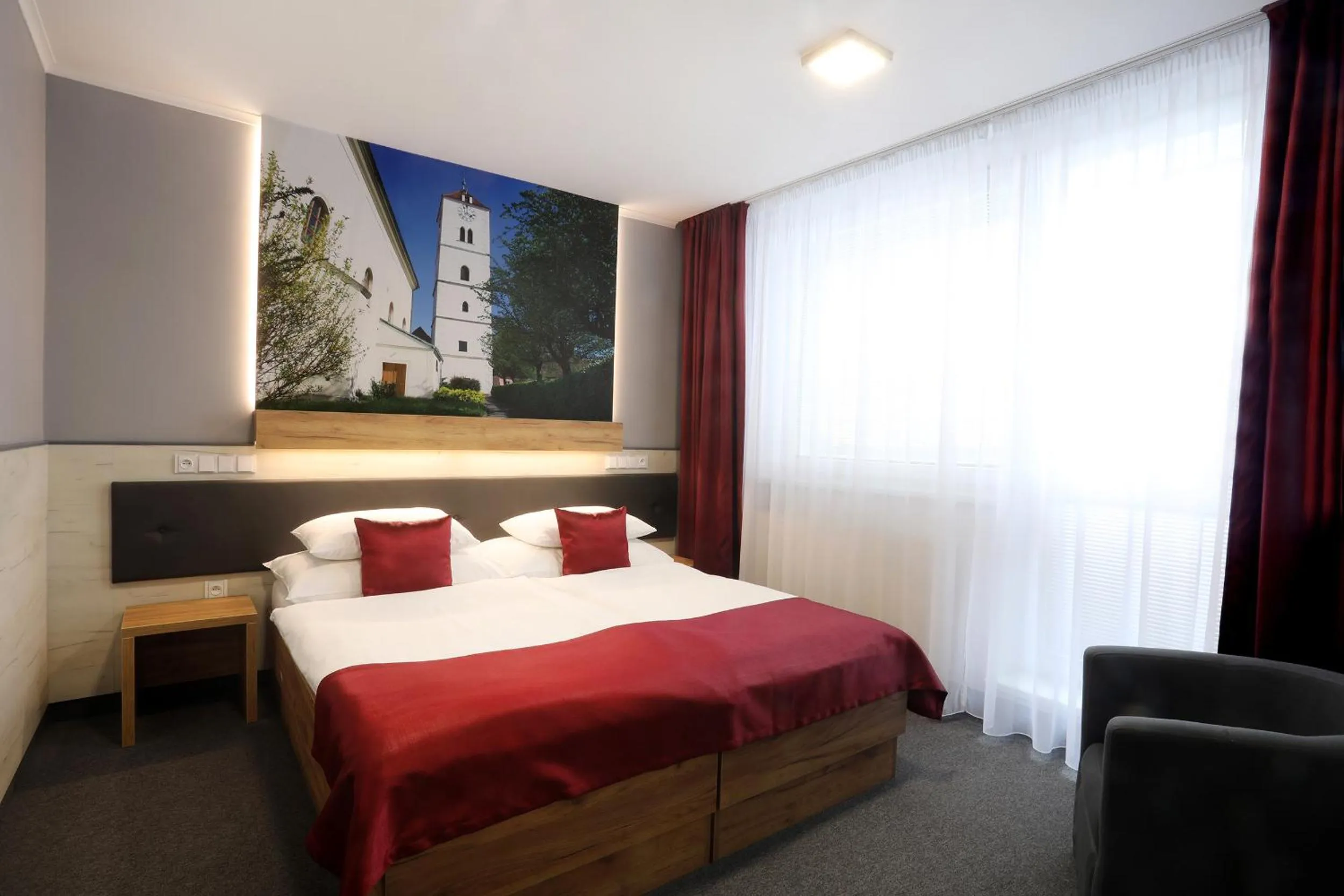 Bed in Hotel Strážnice