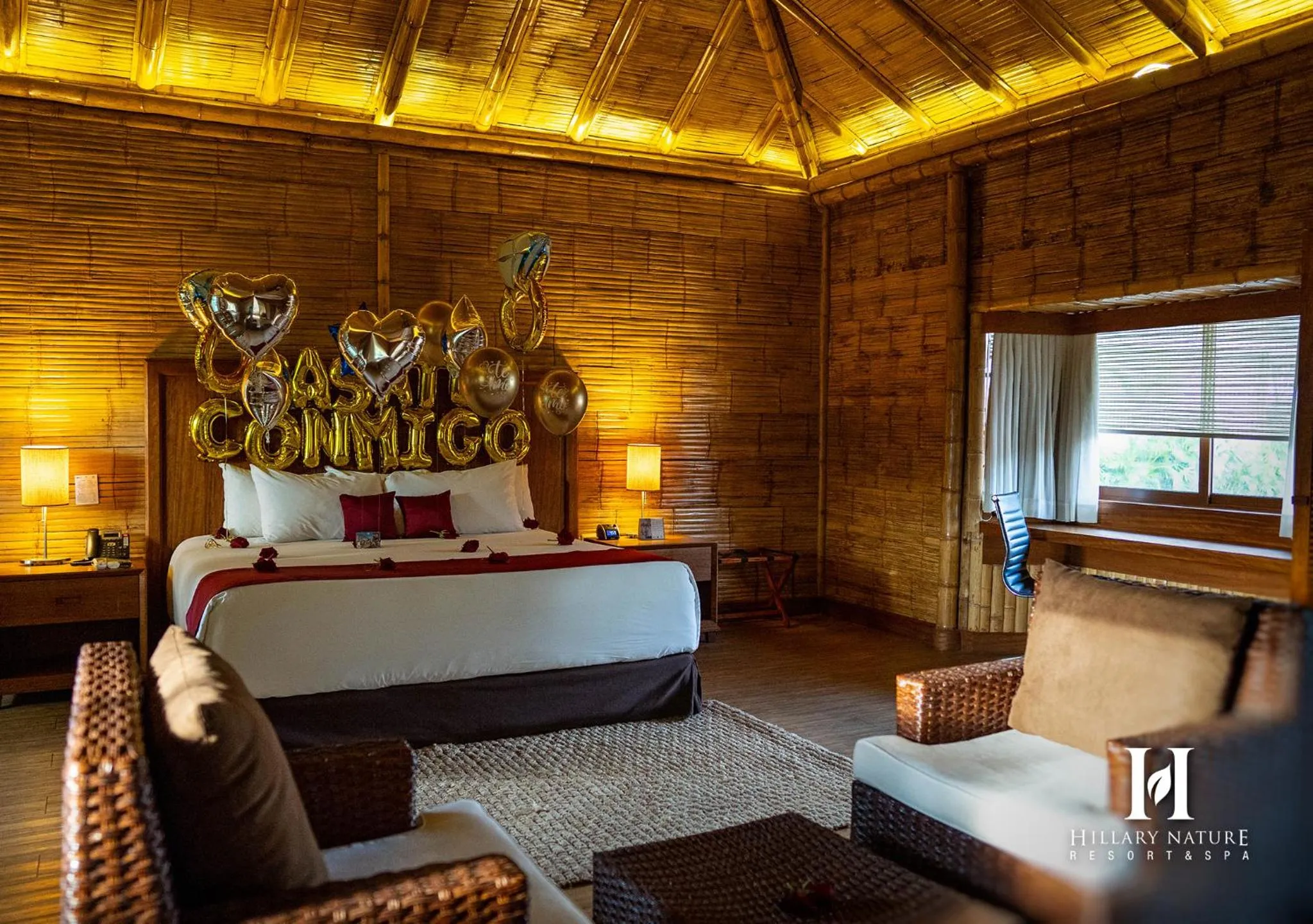 Bed in Hillary Nature Resort & Spa All Inclusive