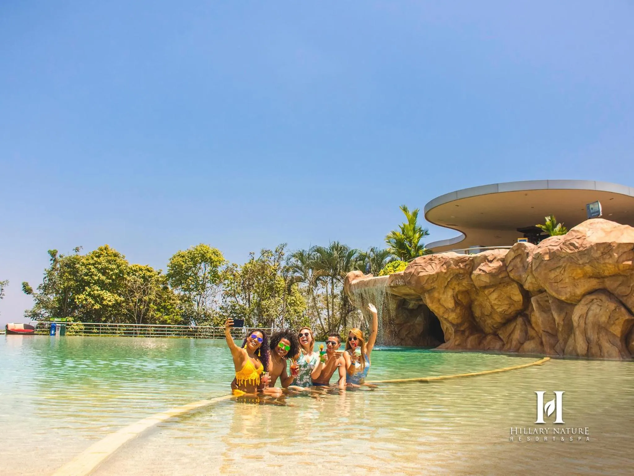Pool view in Hillary Nature Resort & Spa All Inclusive