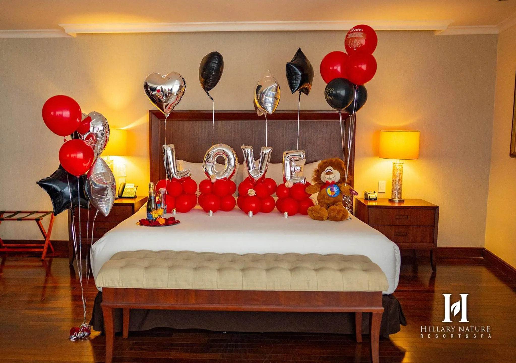 Bed in Hillary Nature Resort & Spa All Inclusive