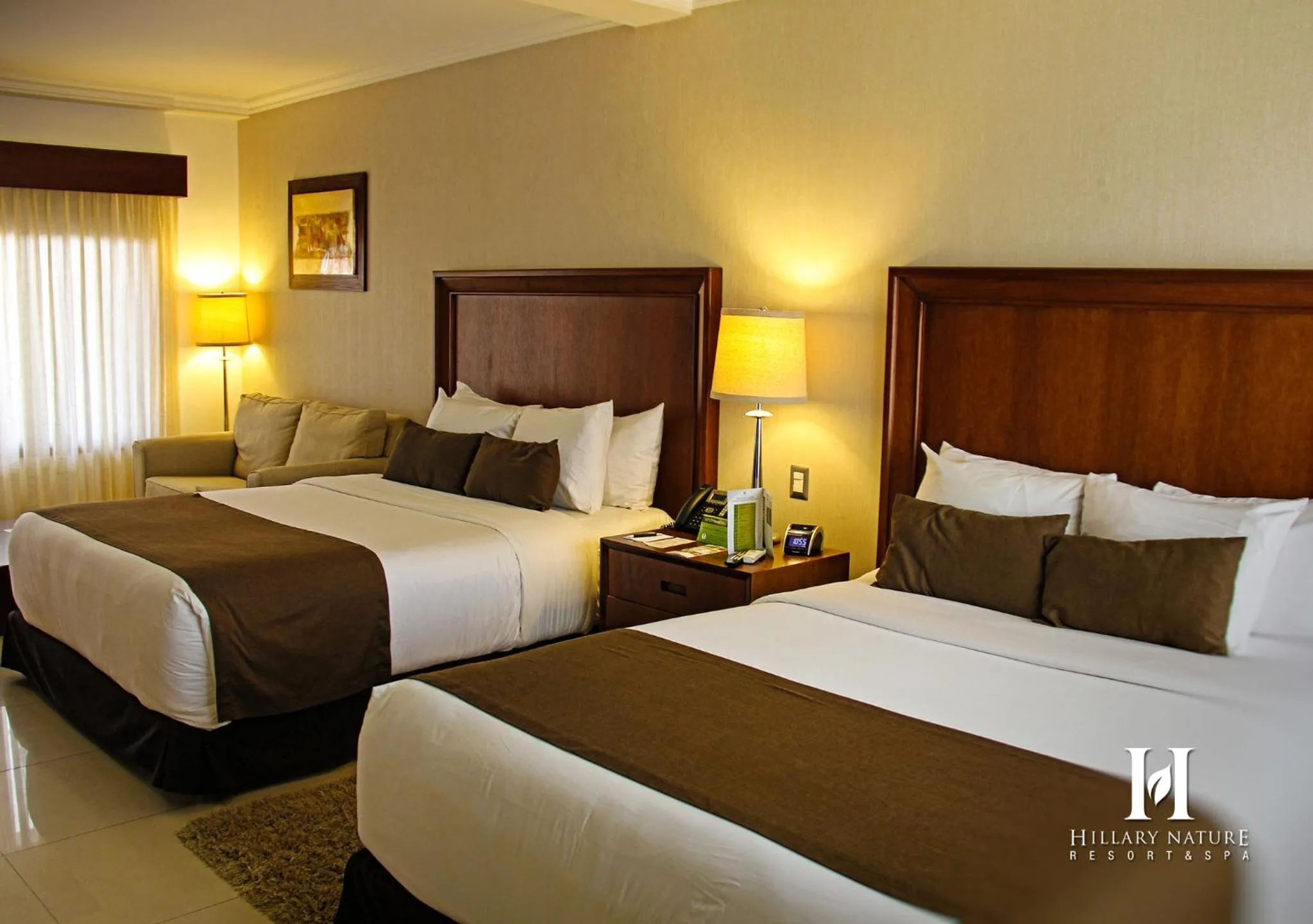 Bed in Hillary Nature Resort & Spa All Inclusive