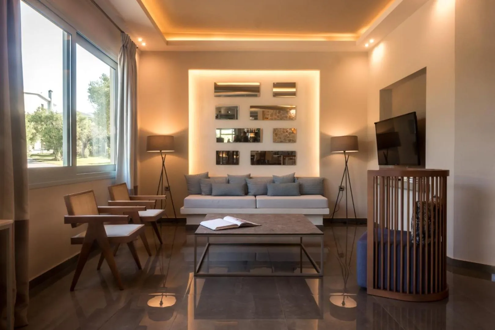 Communal lounge/ TV room in Asteris Village