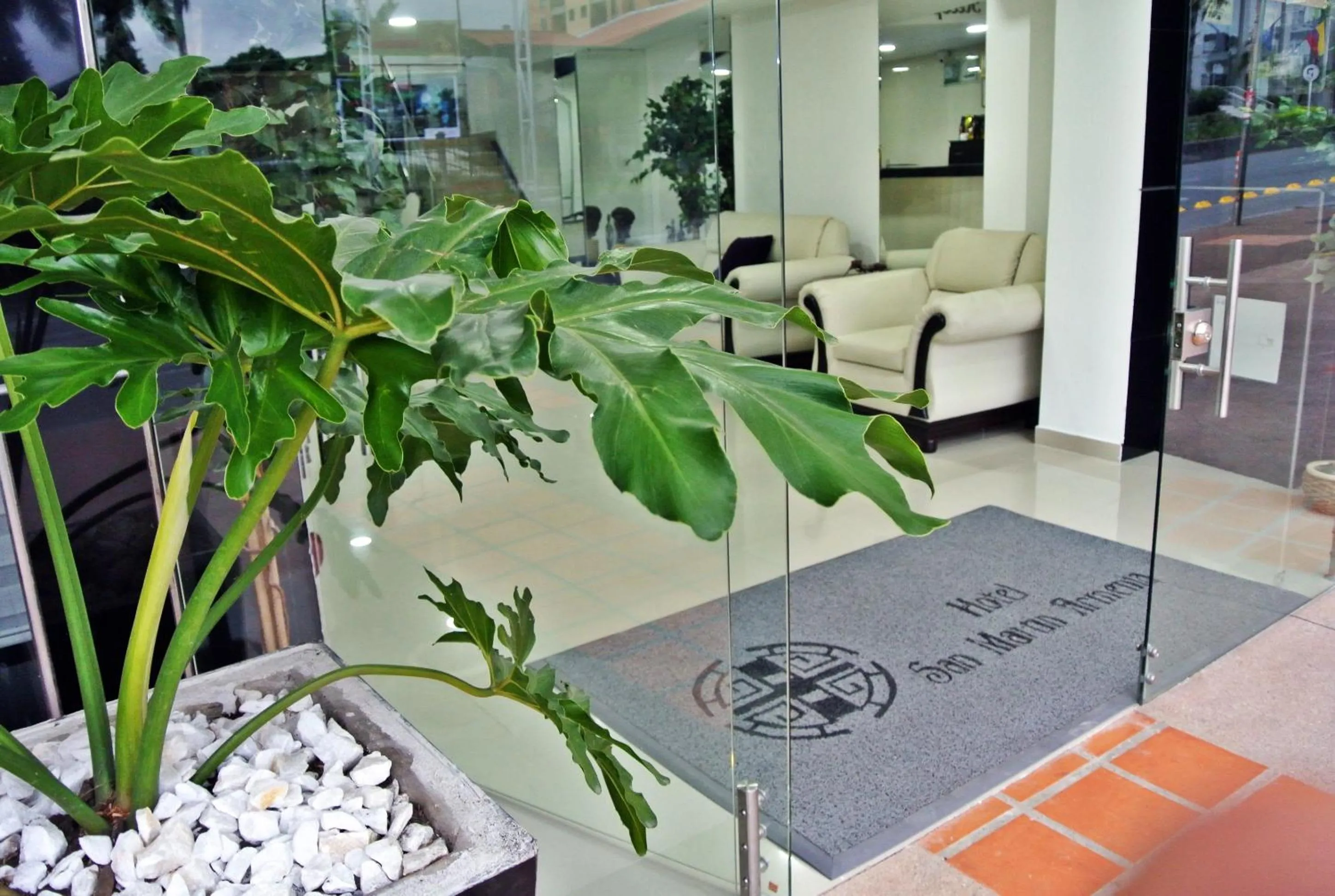 Lobby or reception in Hotel San Martin