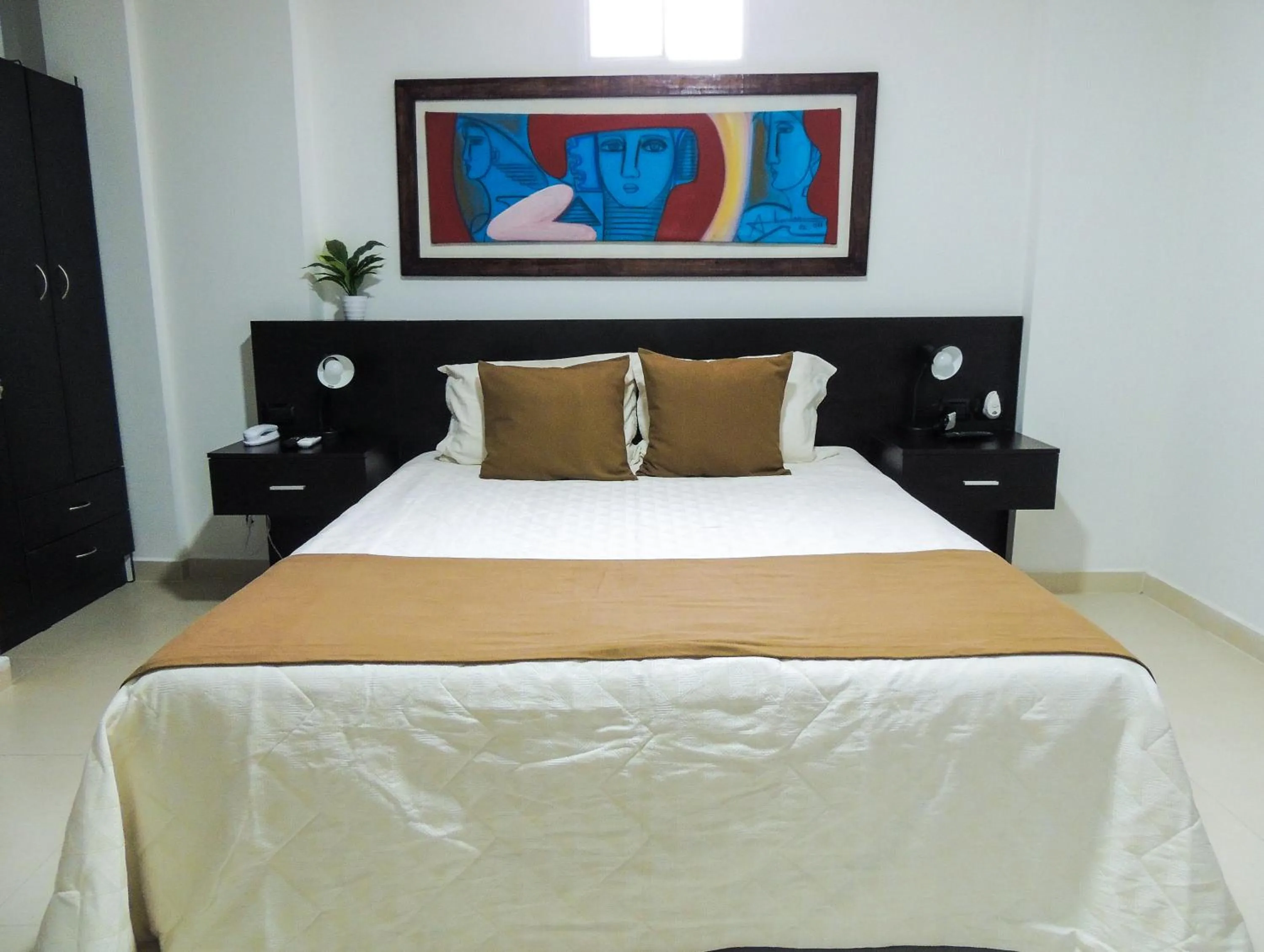 Bed in Hotel San Martin