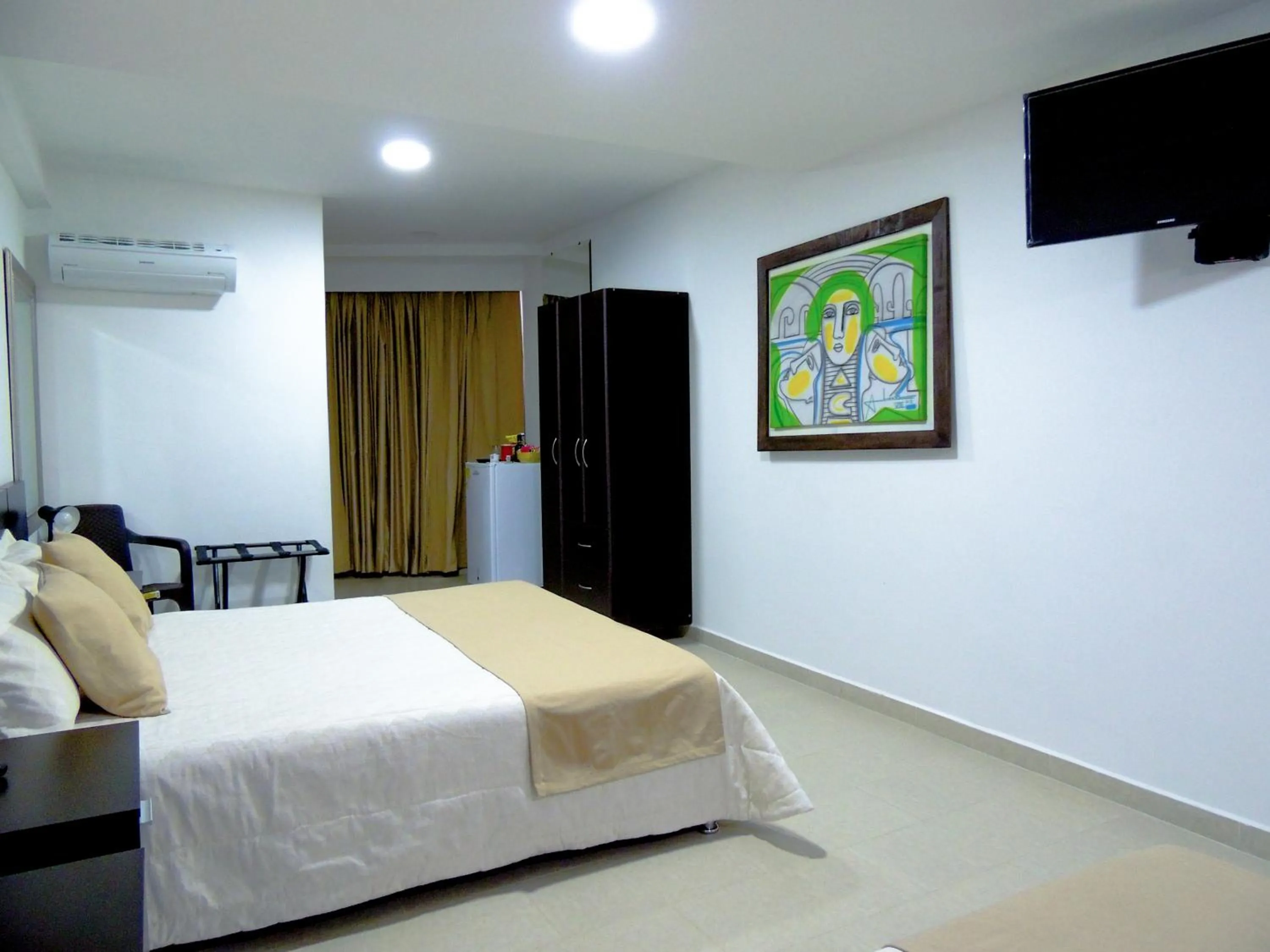 Bed in Hotel San Martin