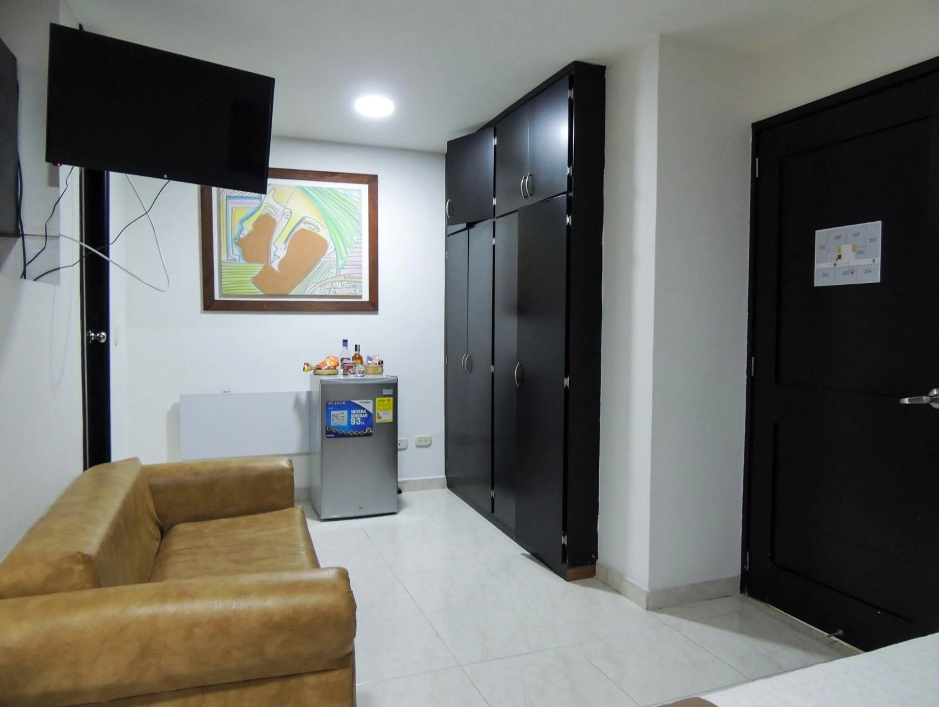 Bed in Hotel San Martin