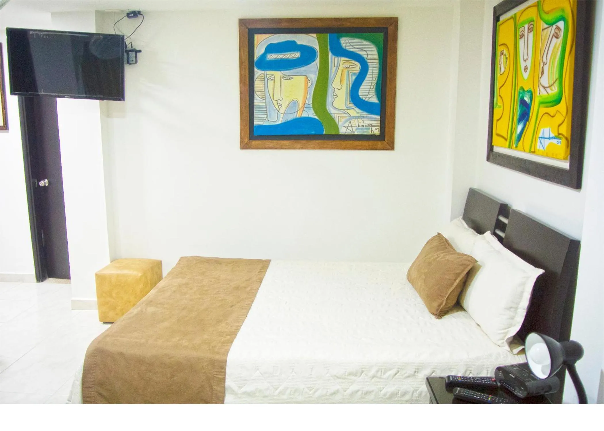 Bed in Hotel San Martin