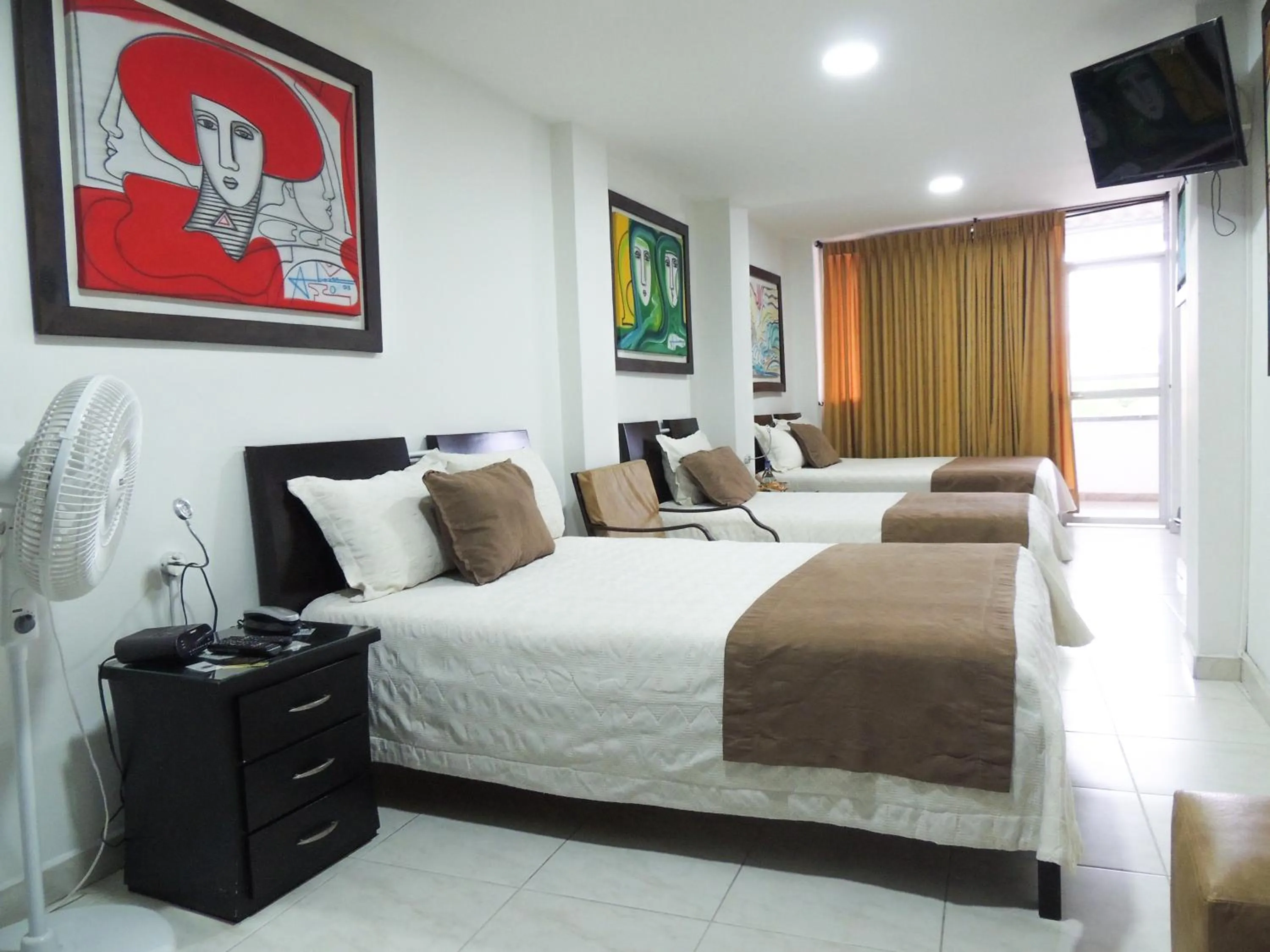 Bed in Hotel San Martin