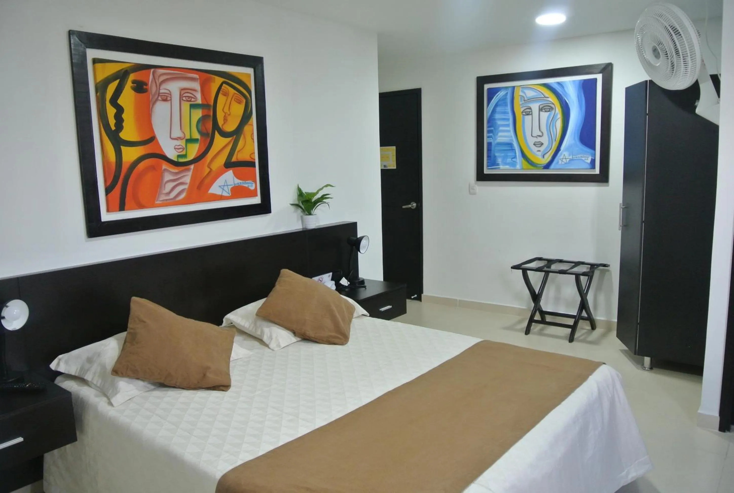 Bed in Hotel San Martin