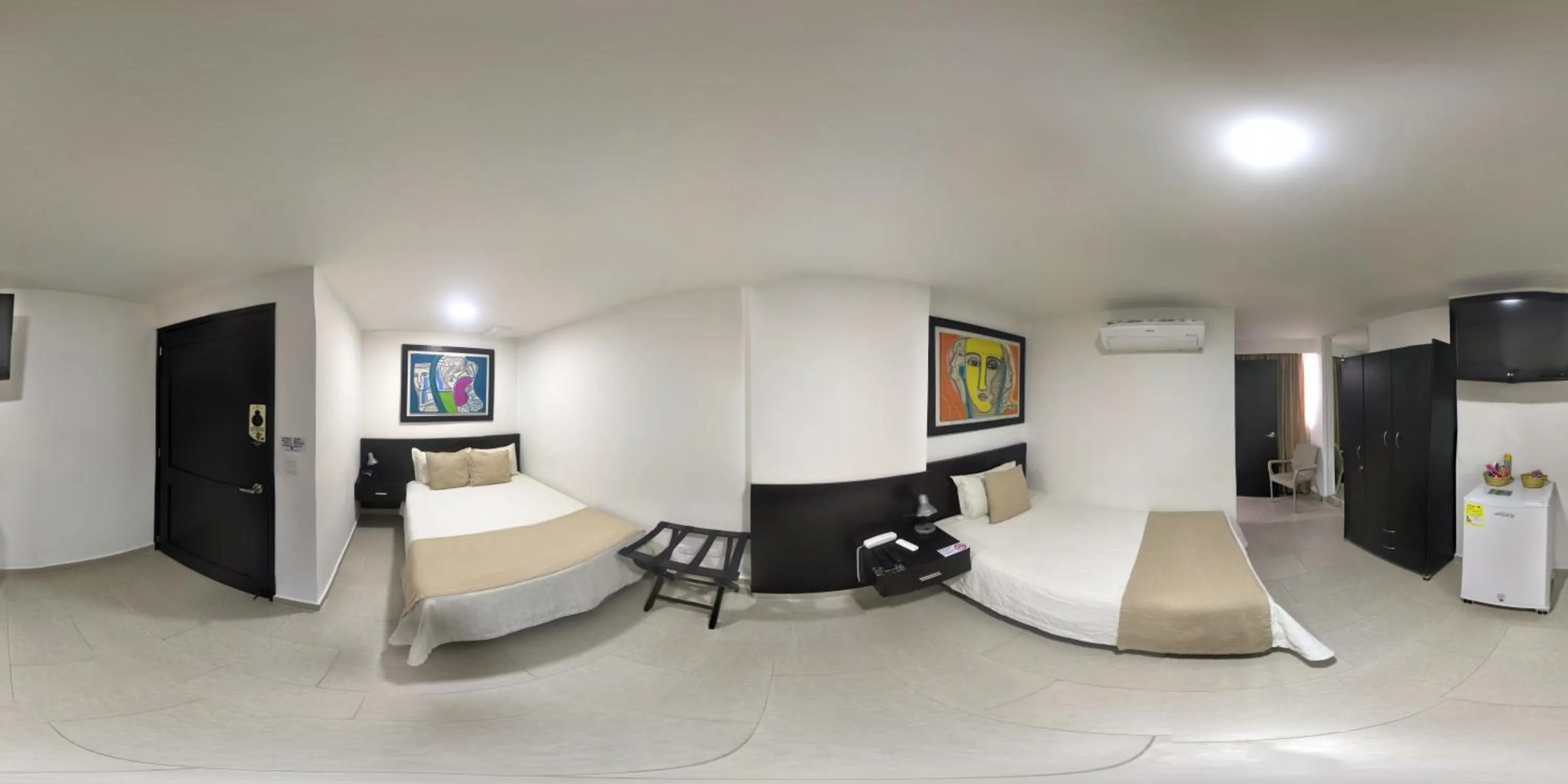 Bed in Hotel San Martin