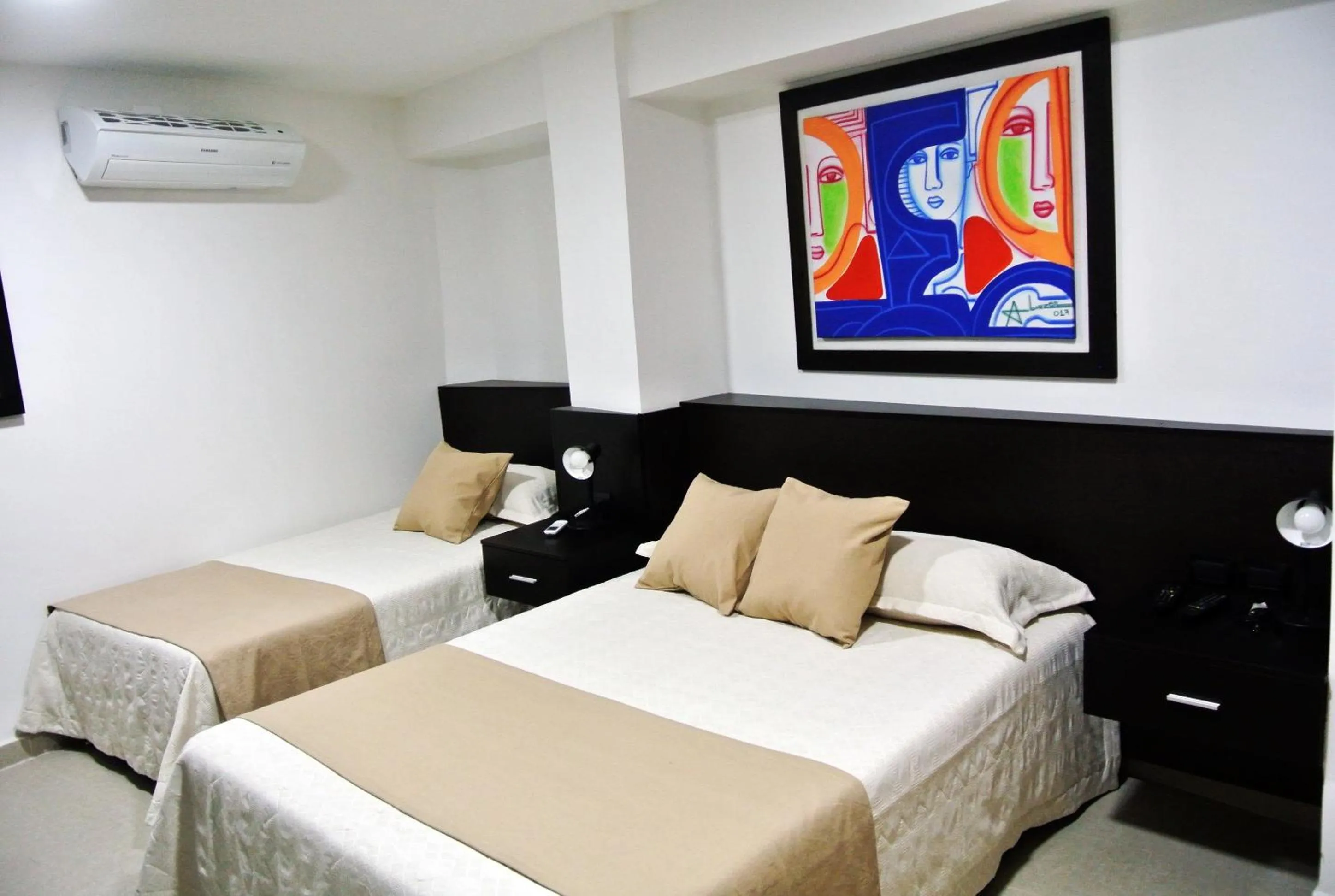 Bedroom, Bed in Hotel San Martin