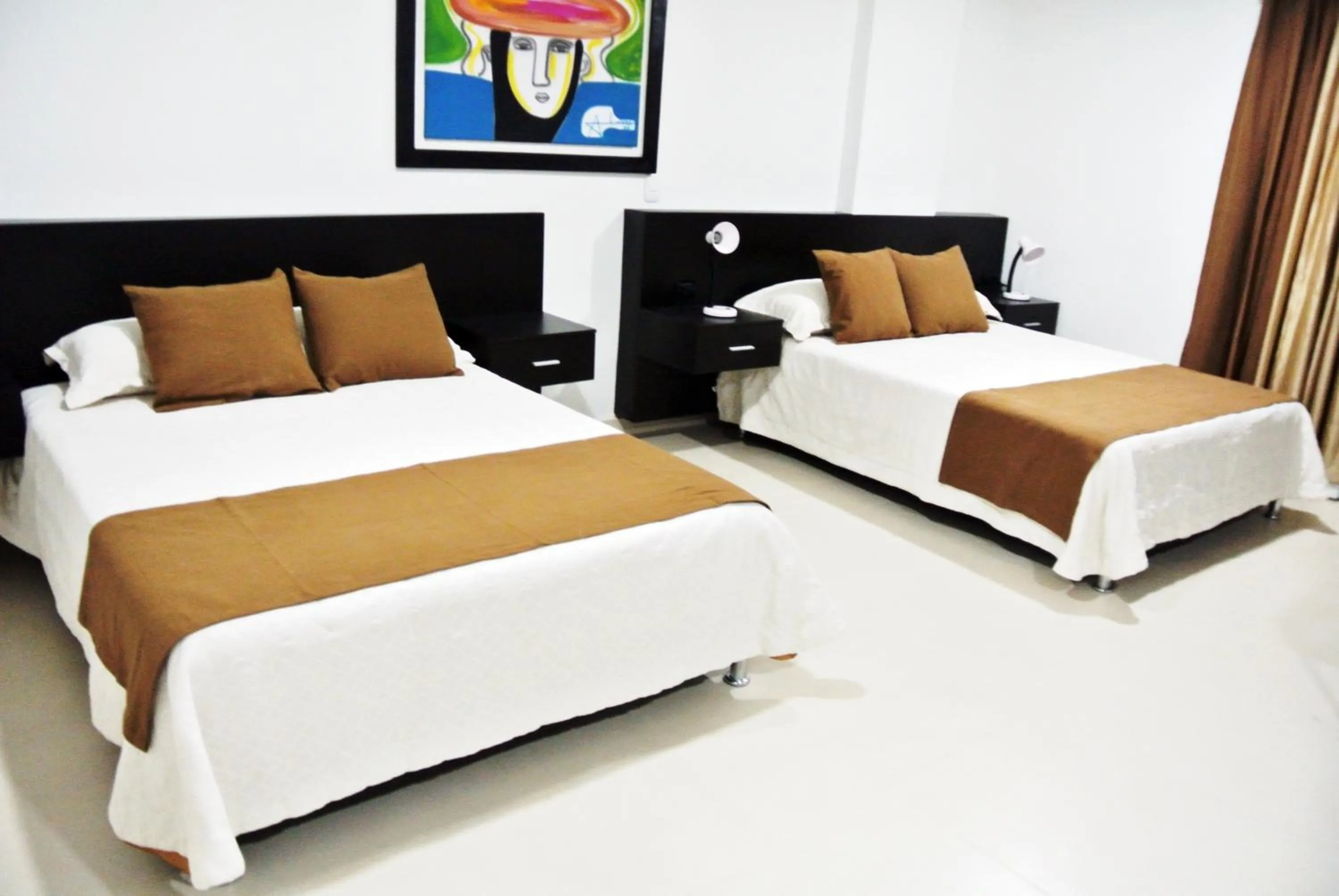 Bed in Hotel San Martin