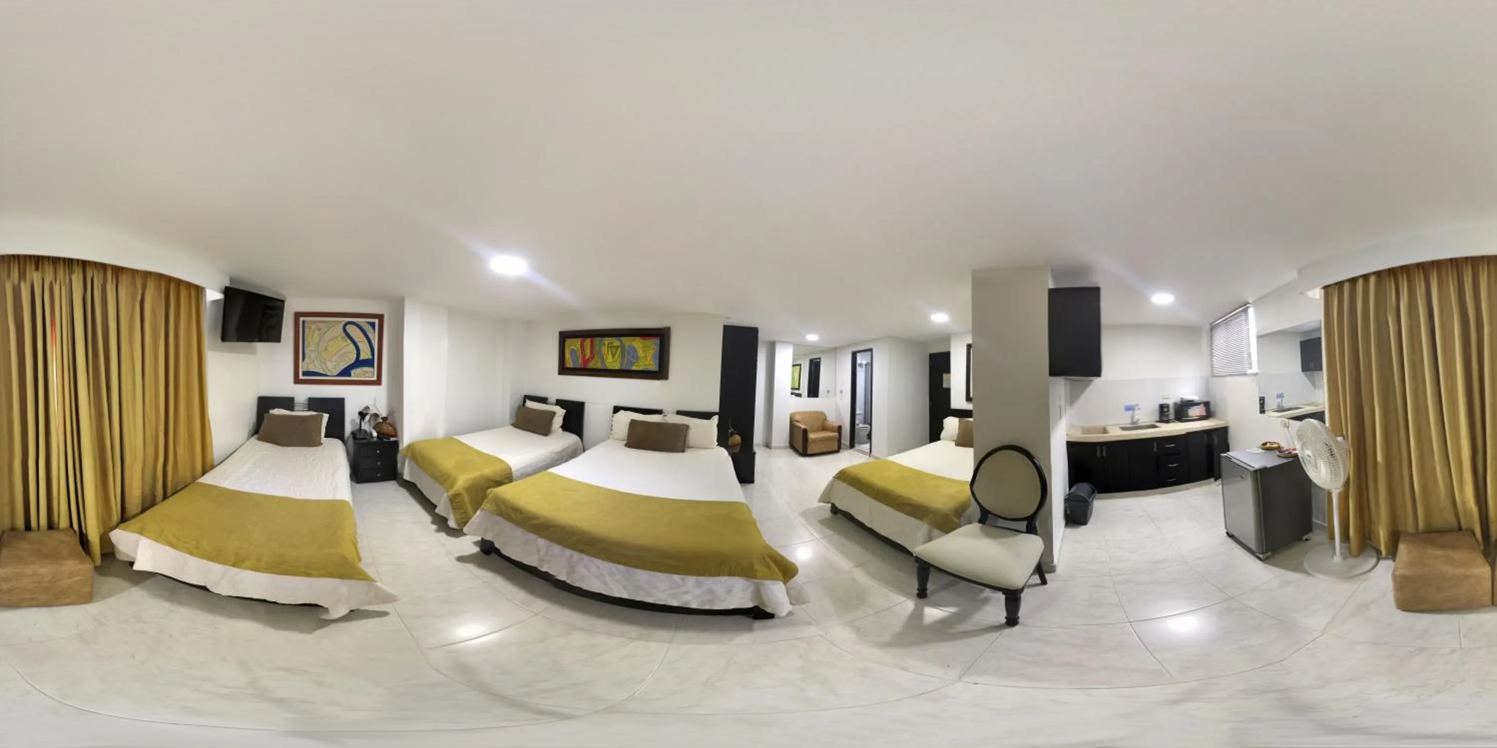 Bed in Hotel San Martin