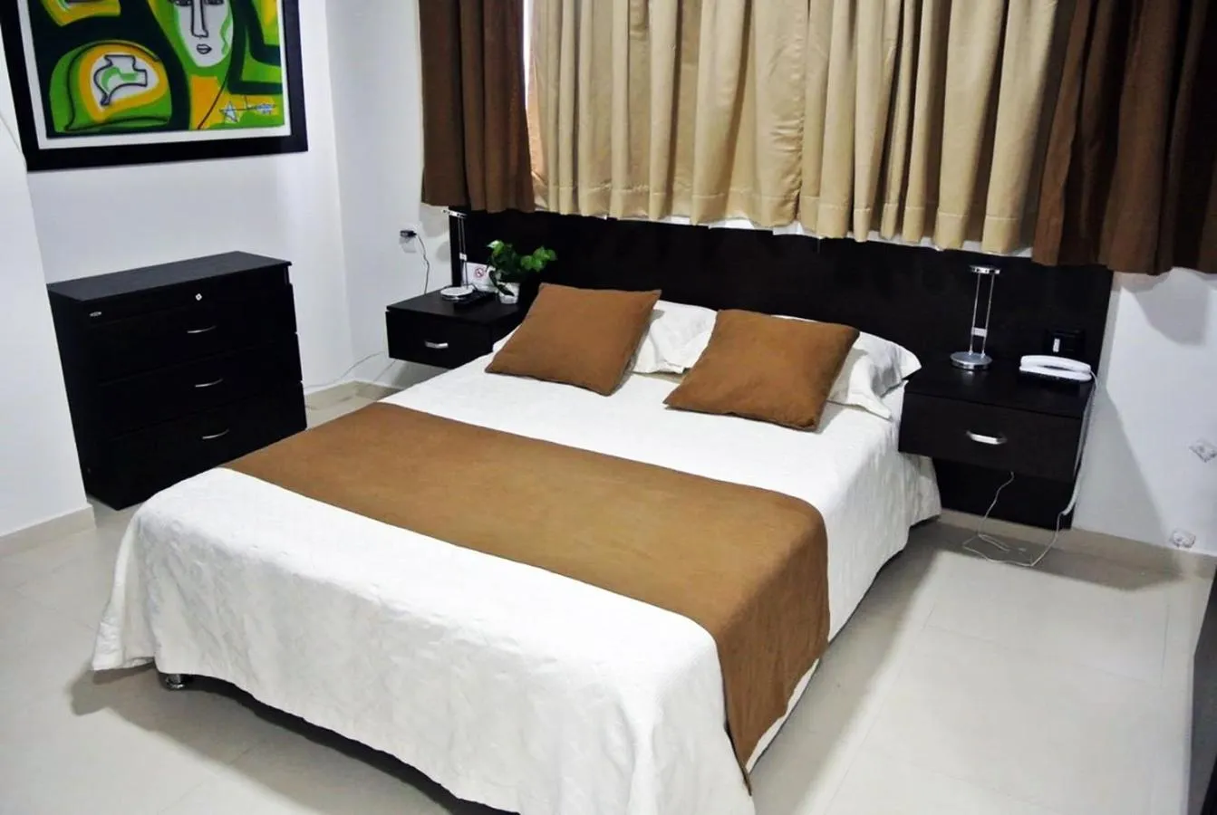 Bed in Hotel San Martin