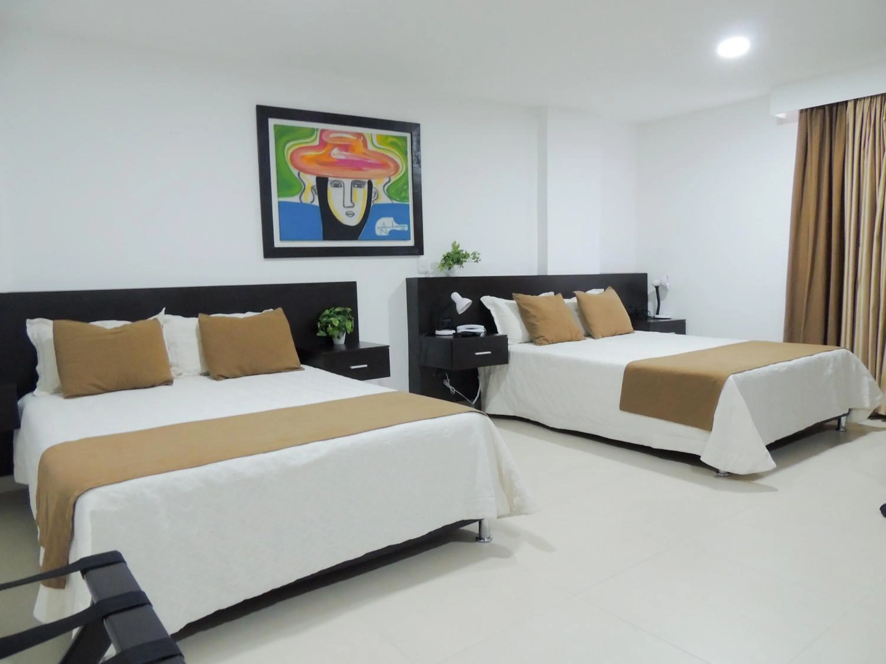 Bed in Hotel San Martin