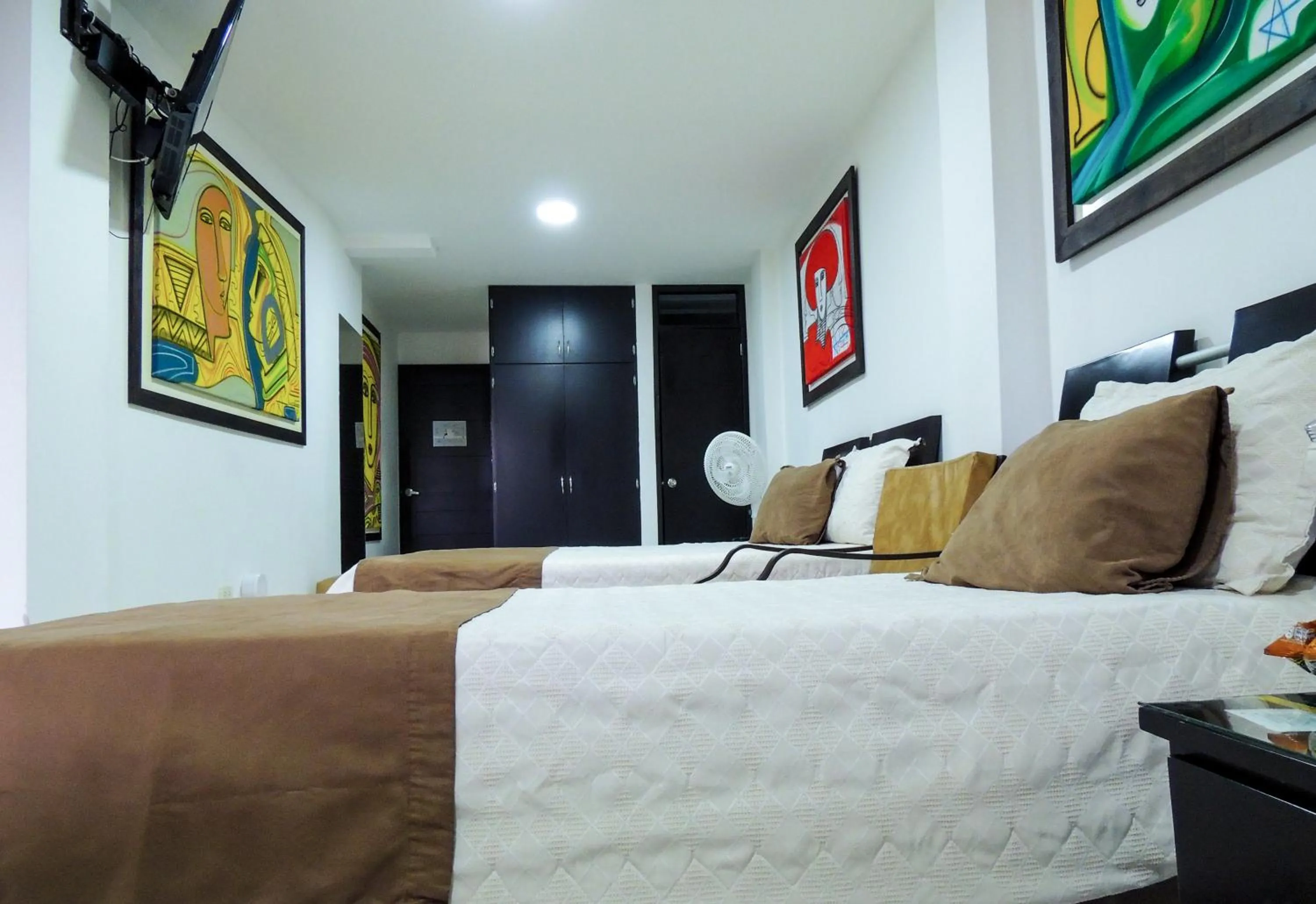 Bed in Hotel San Martin