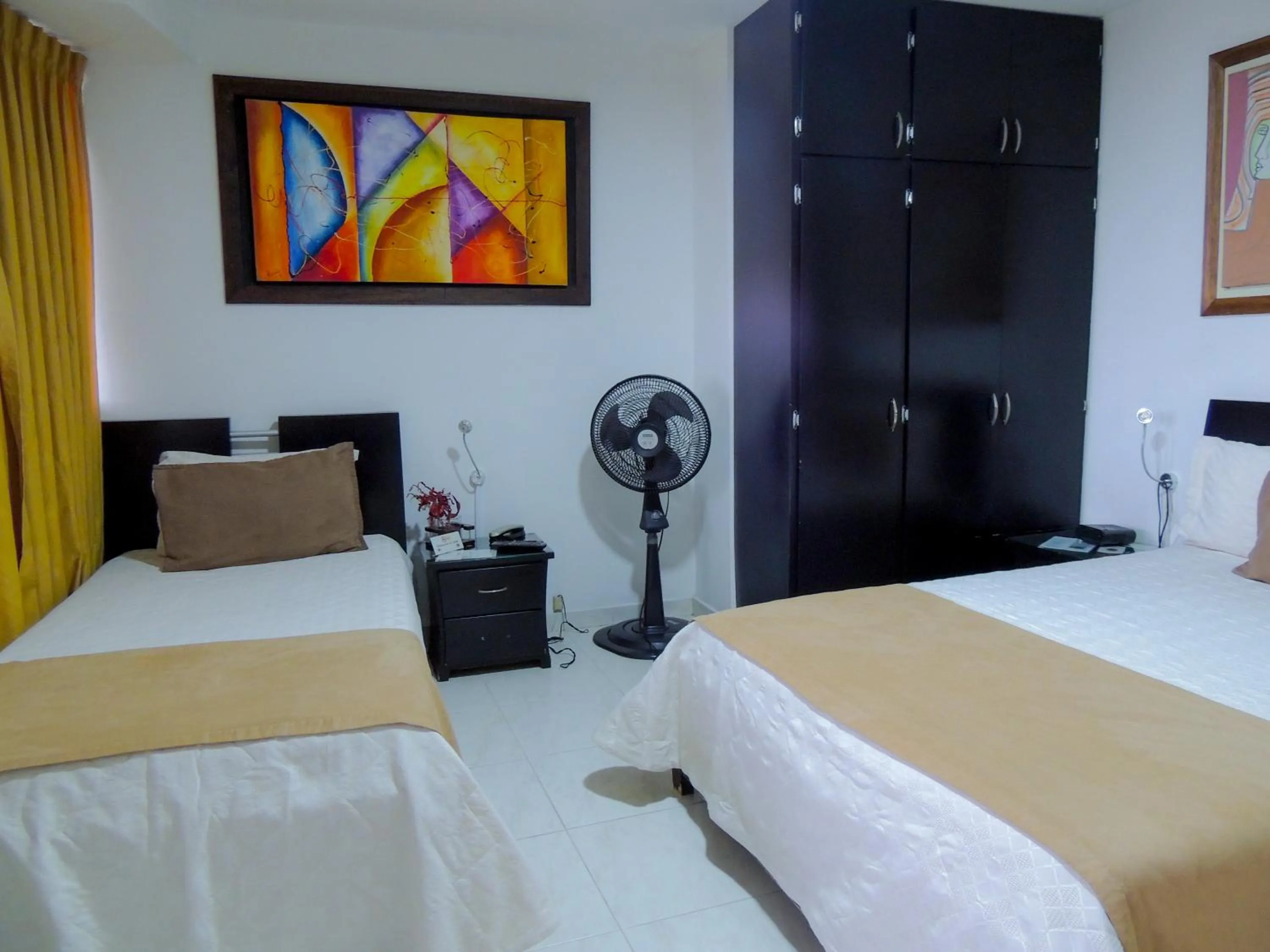 Bed in Hotel San Martin