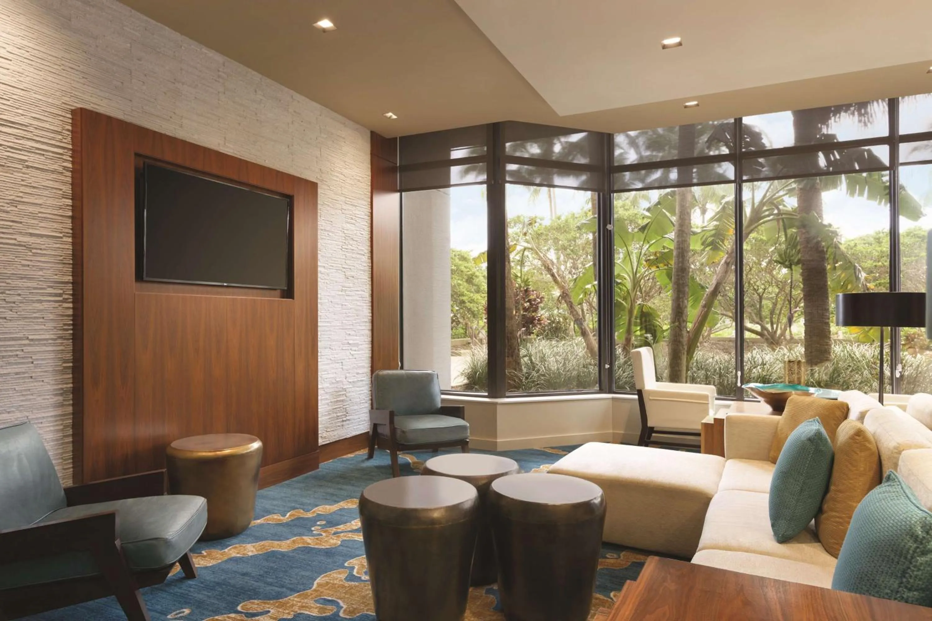 Lobby or reception in Hilton Miami Airport Blue Lagoon