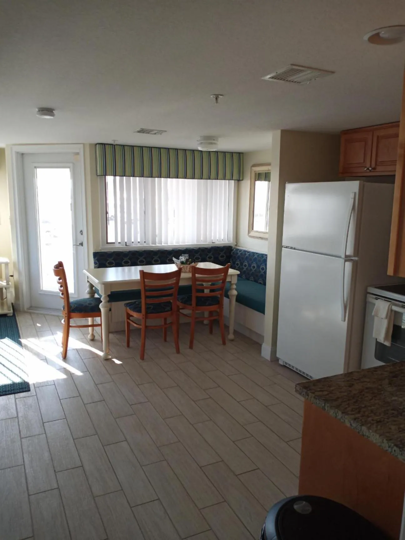 Dining area in Ocean Club on Smuggler's Beach